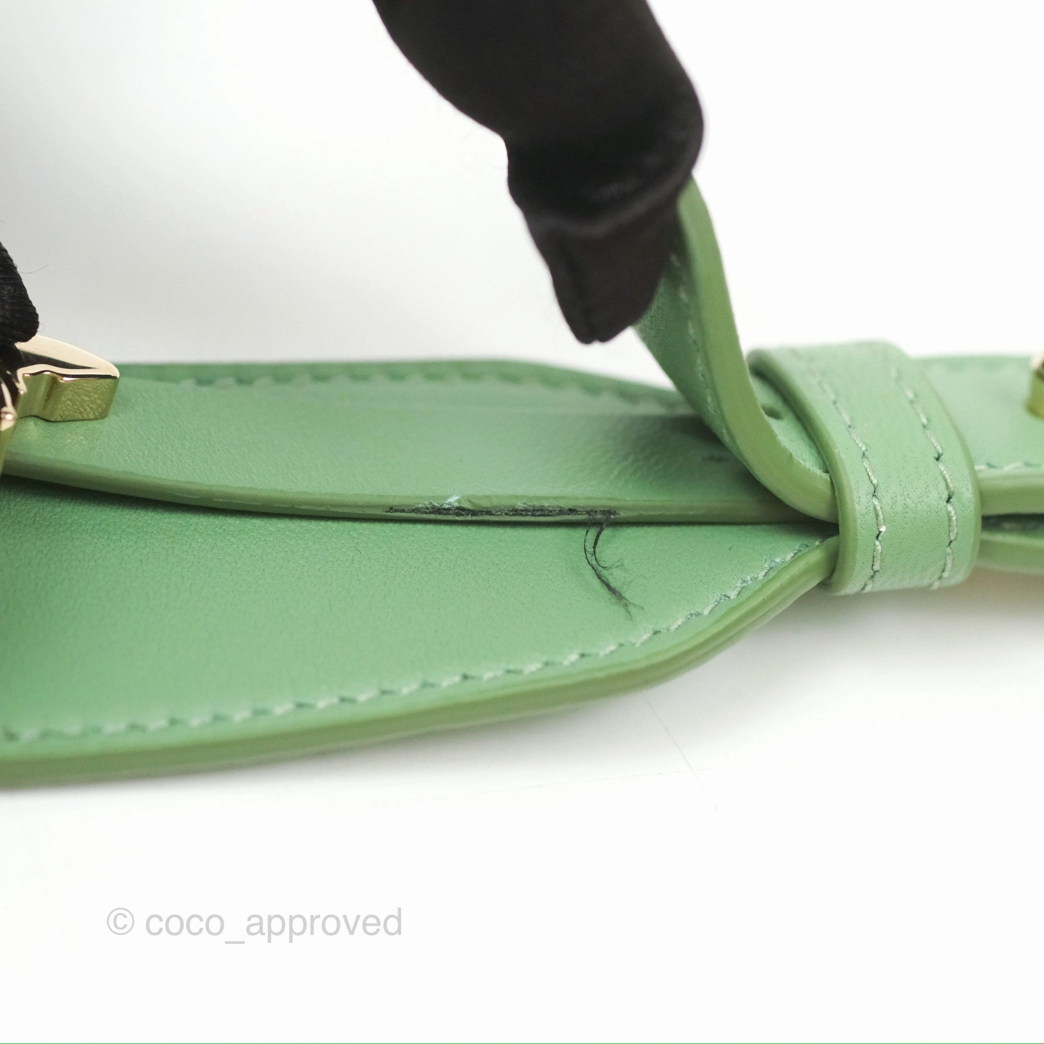 Christian Dior My ABCDior Lady Dior Avocado Green Lambskin Gold Hardware