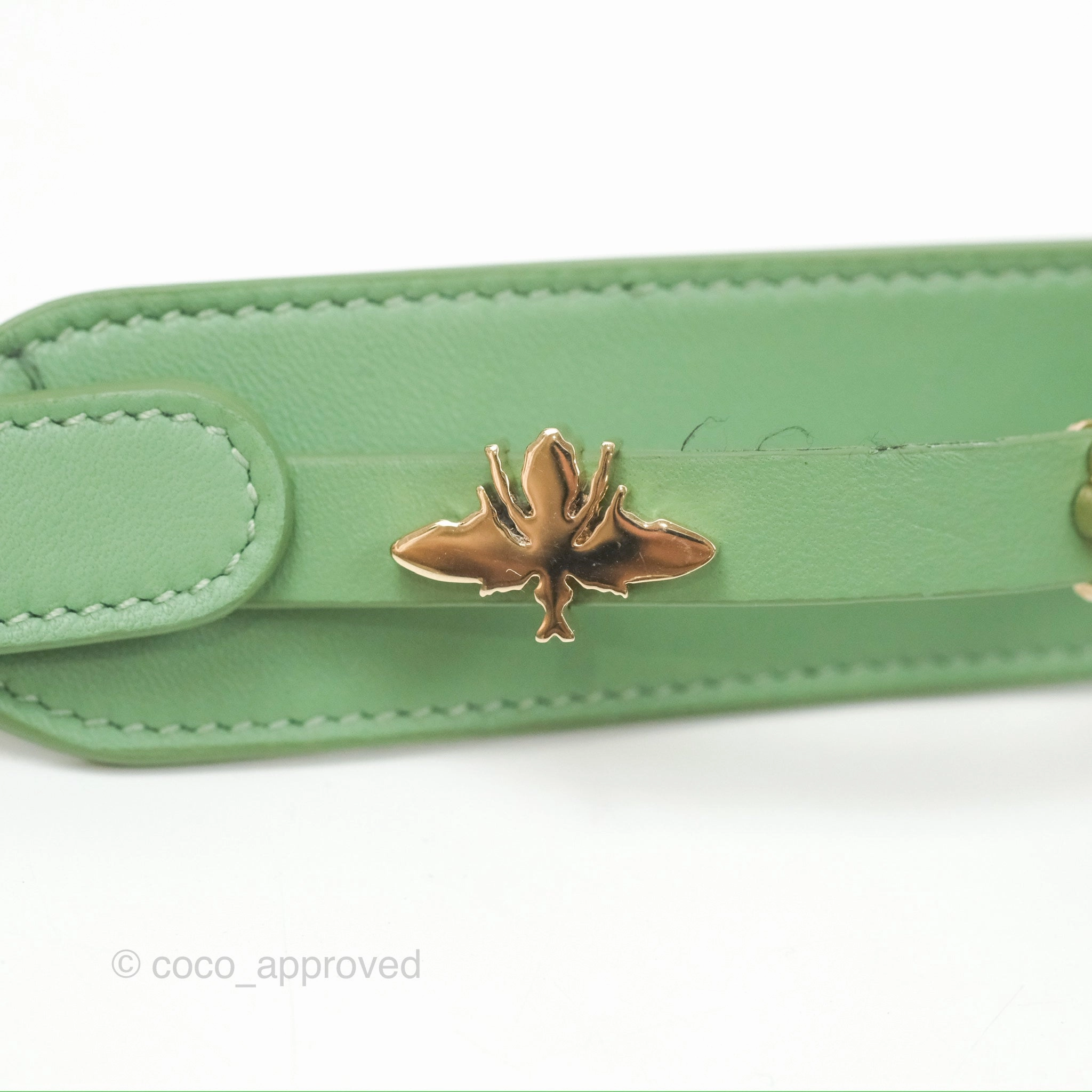 Christian Dior My ABCDior Lady Dior Avocado Green Lambskin Gold Hardware
