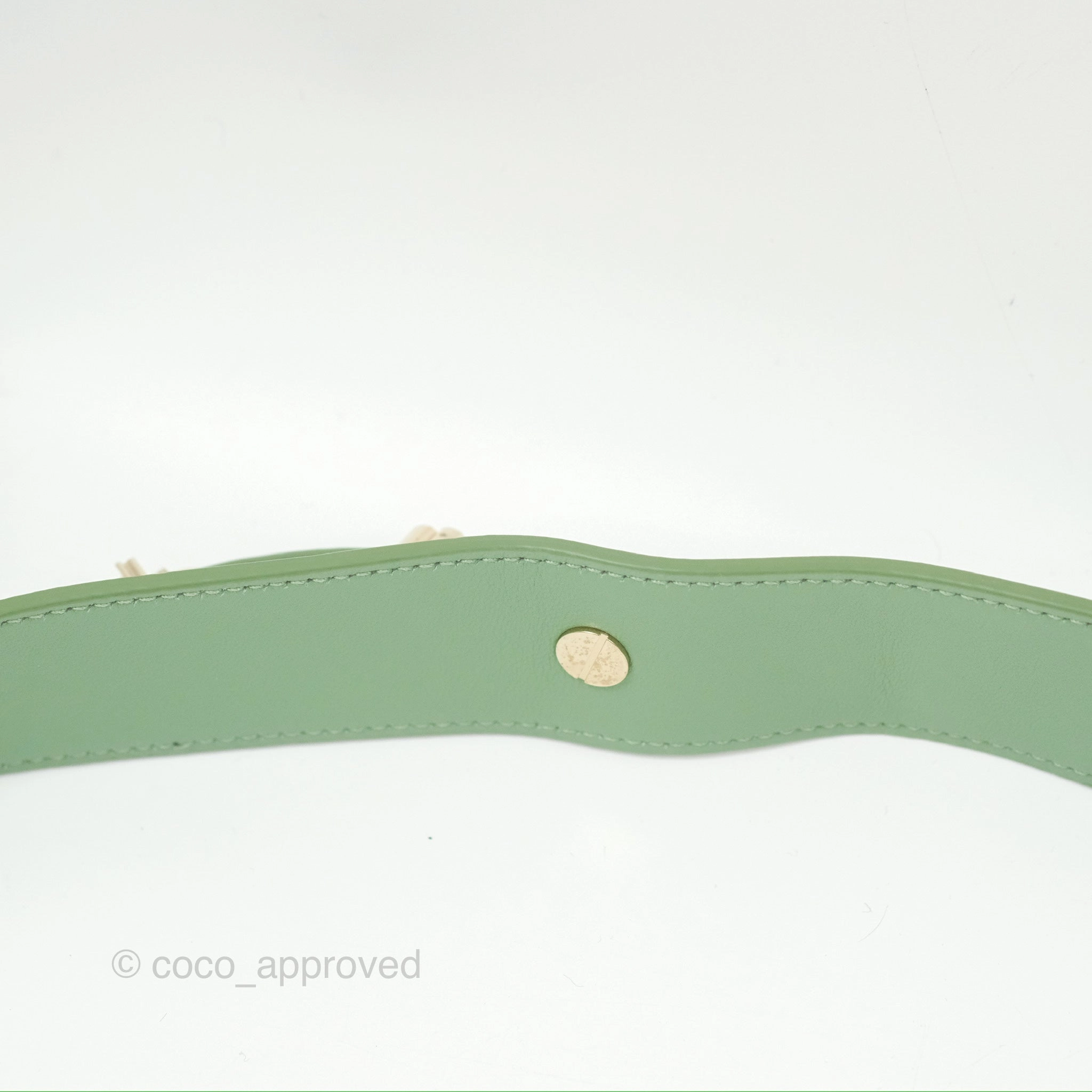 Christian Dior My ABCDior Lady Dior Avocado Green Lambskin Gold Hardware