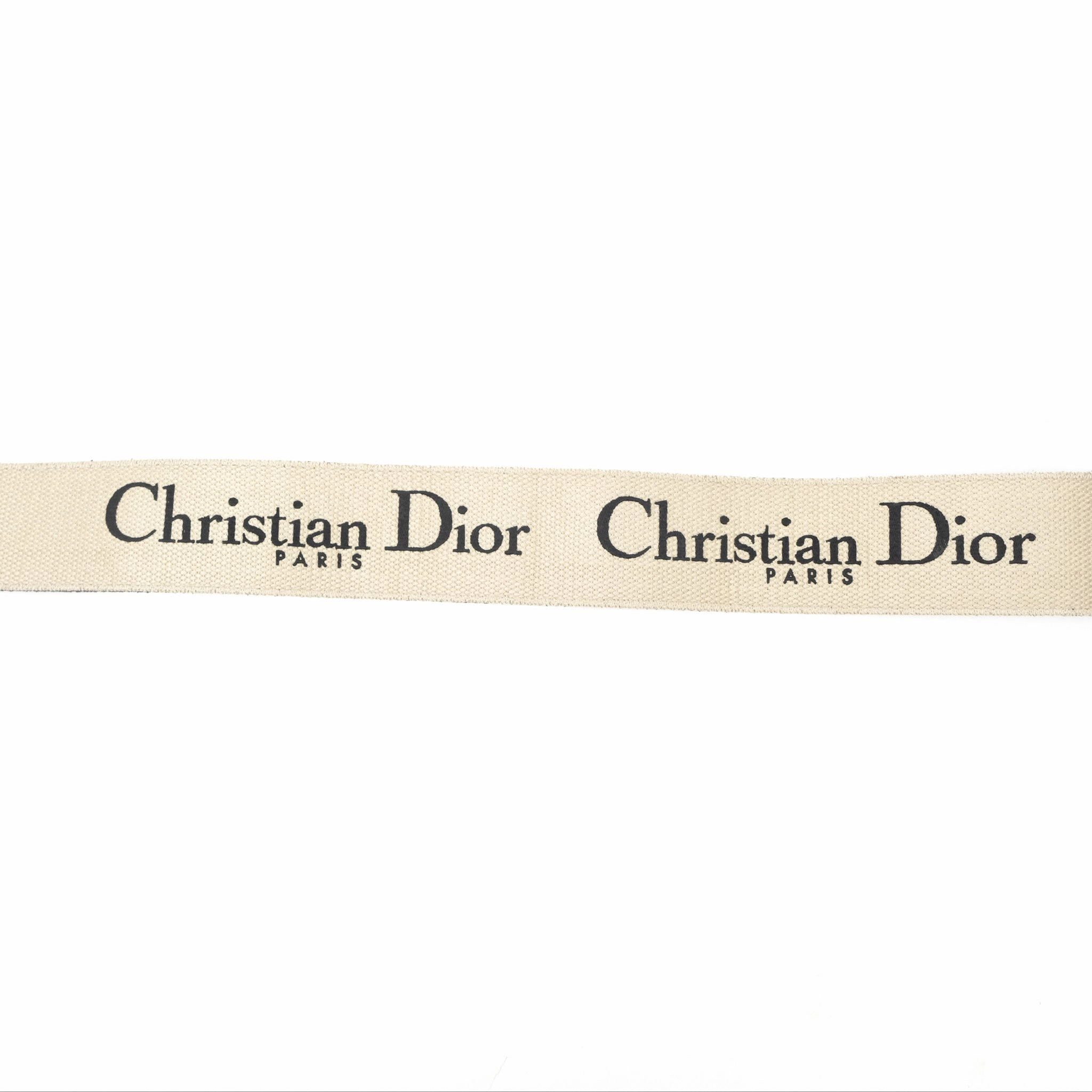 Christian Dior Navy 'Christian Dior Paris' Embroidery Shoulder Strap