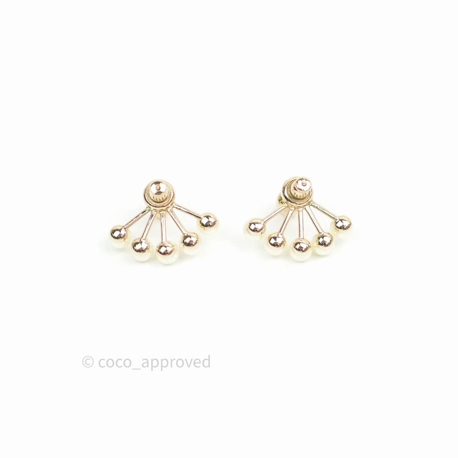 Christian Dior Pearl La Peite Tribale Earrings
