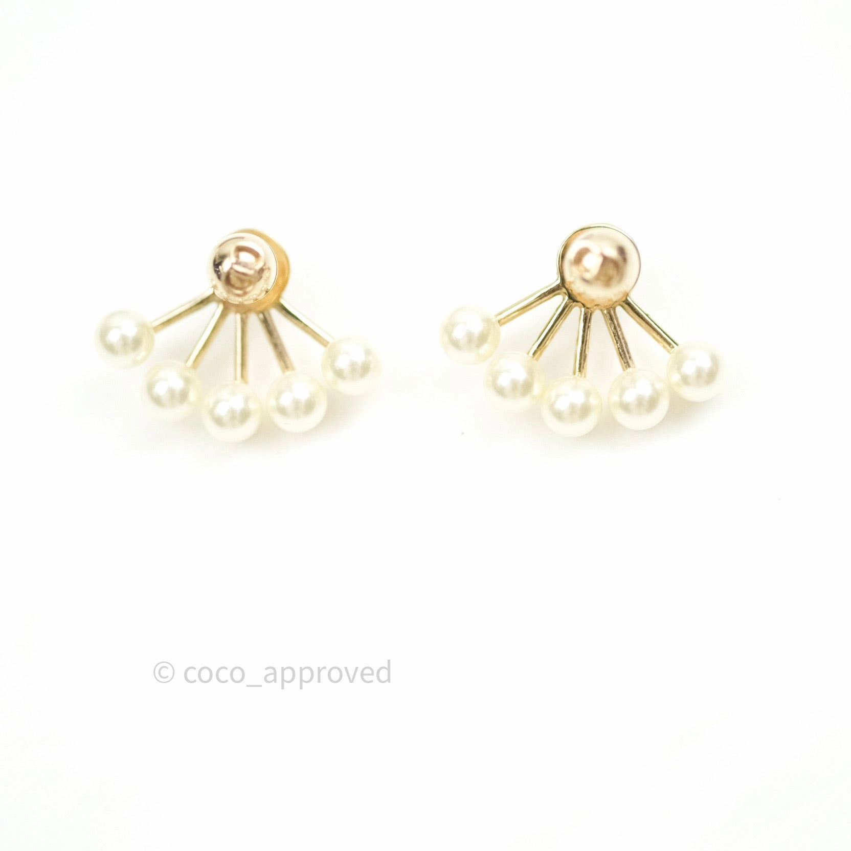 Christian Dior Pearl La Peite Tribale Earrings