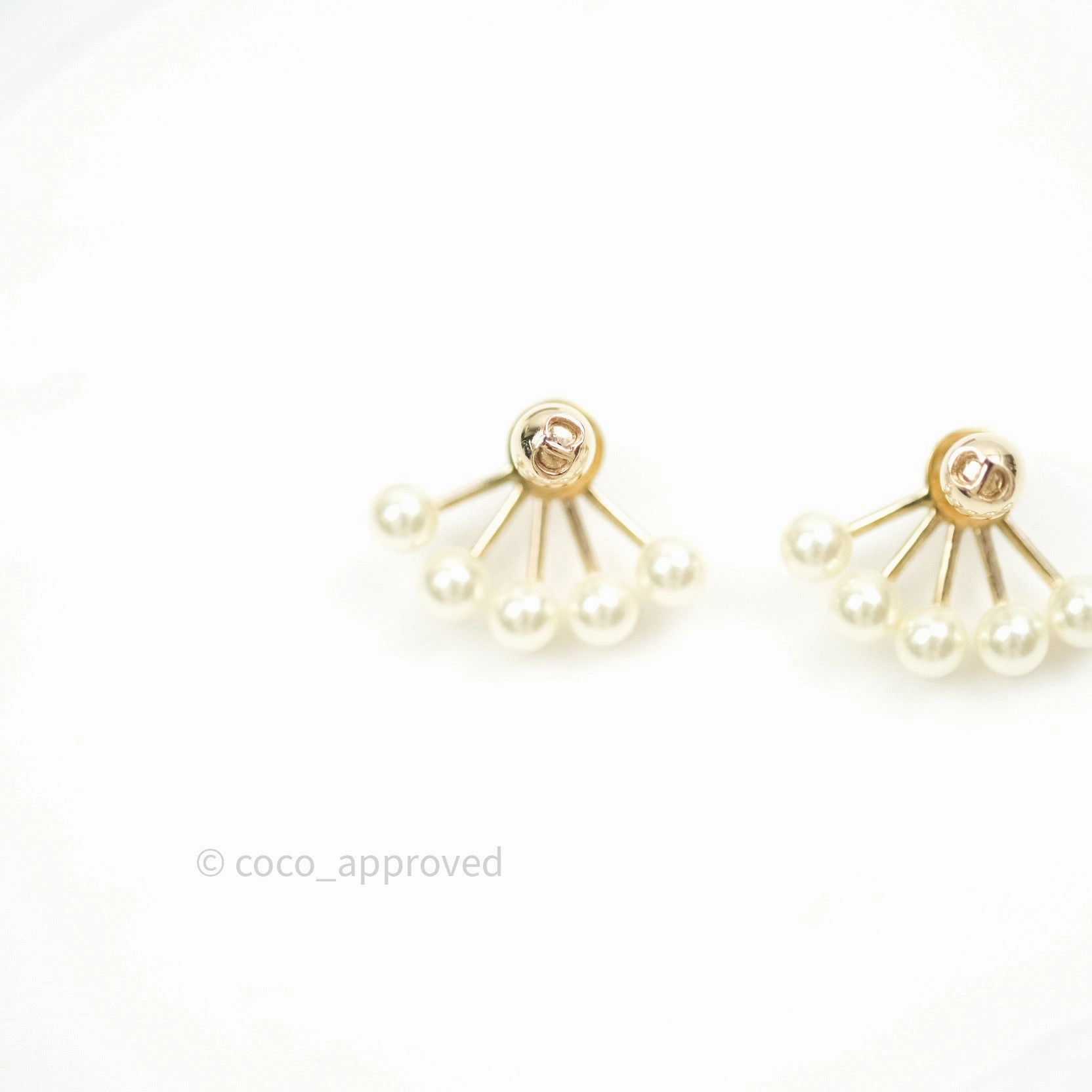 Christian Dior Pearl La Peite Tribale Earrings