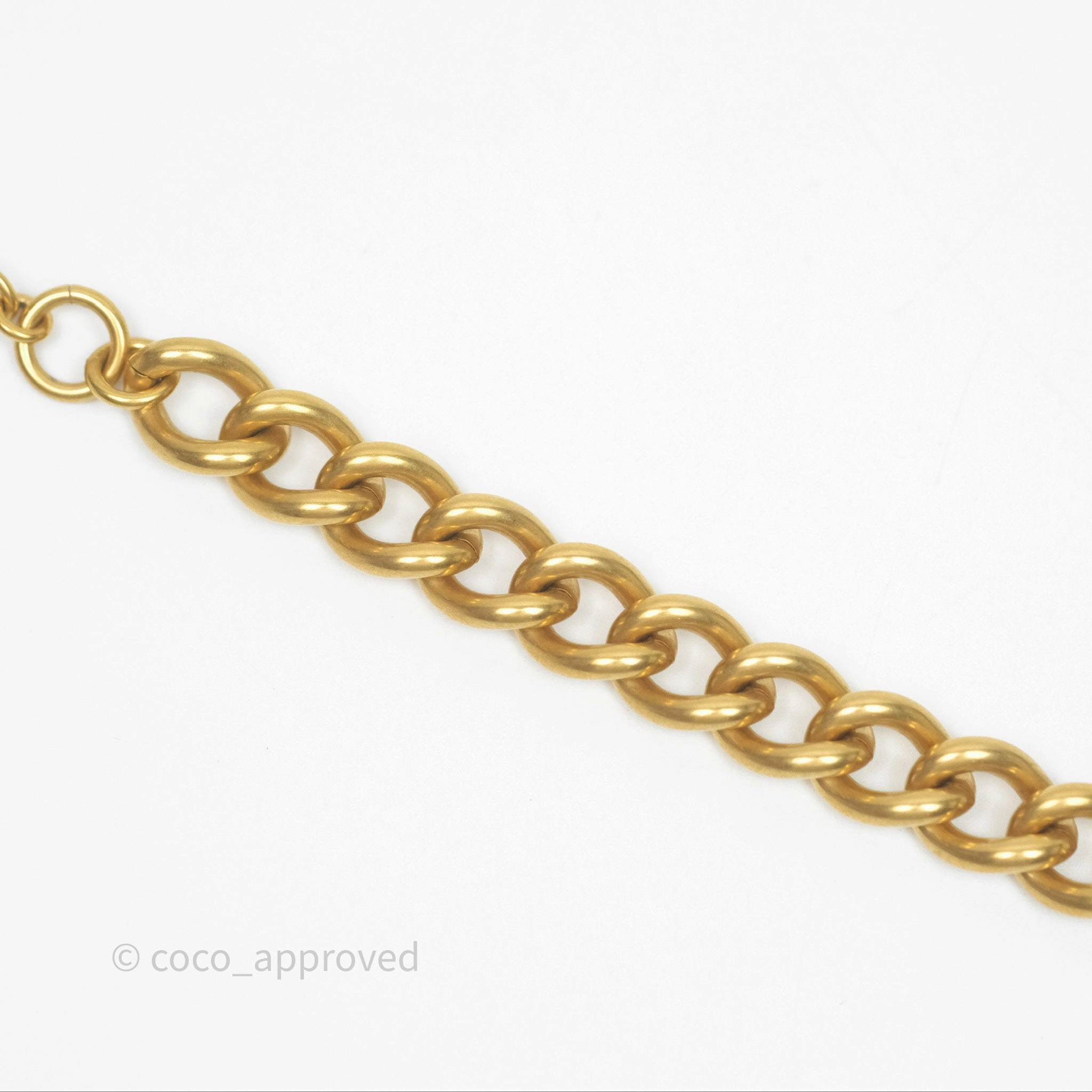 Christian Dior Petit CD Choker Necklace Gold Tone