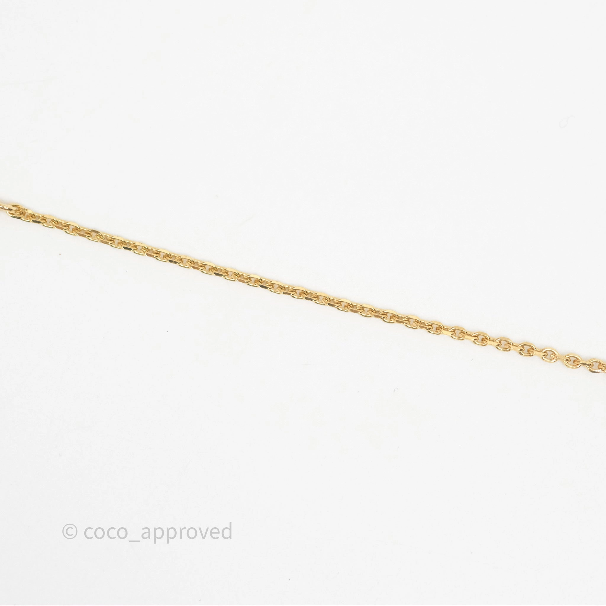 Christian Dior Petit CD Treasure Necklace Pearls Gold Tone