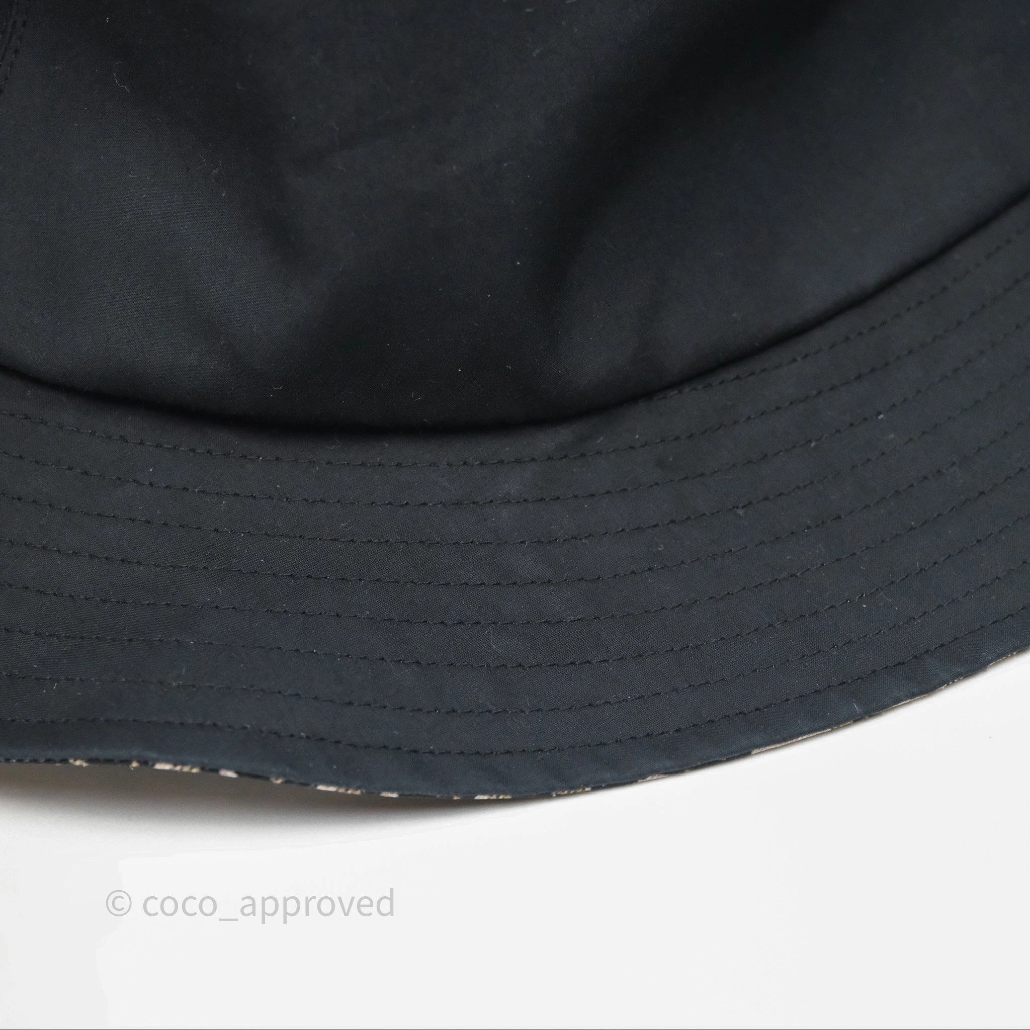 Christian Dior Reversible Teddy-D CD Bucket Hat Size 58