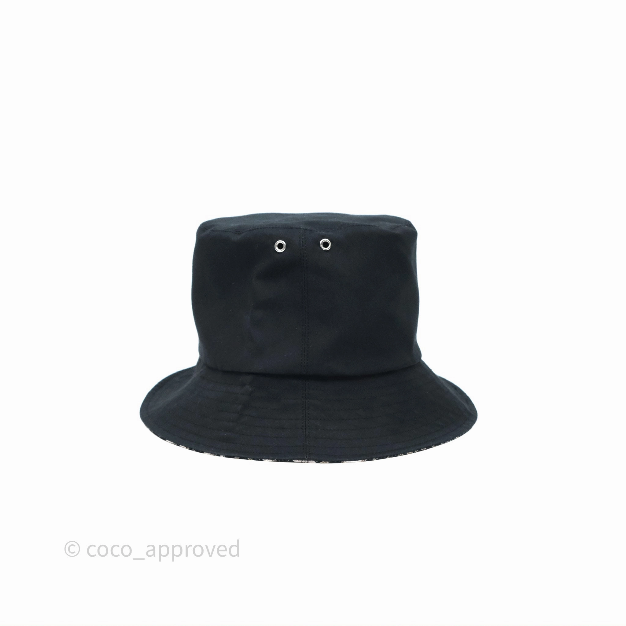 Christian Dior Reversible Teddy-D CD Bucket Hat Size 58