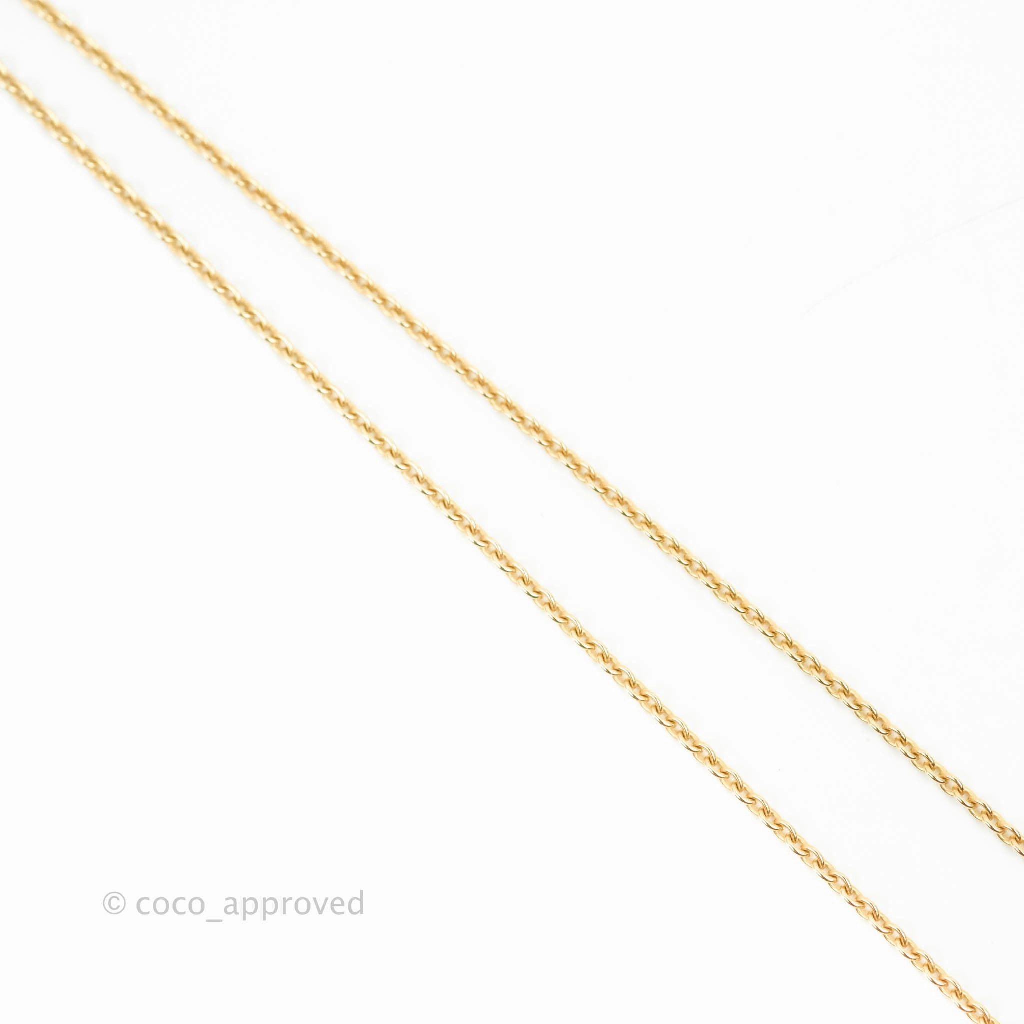 Christian Dior Rose Celeste Necklace Yellow and White Gold Diamond