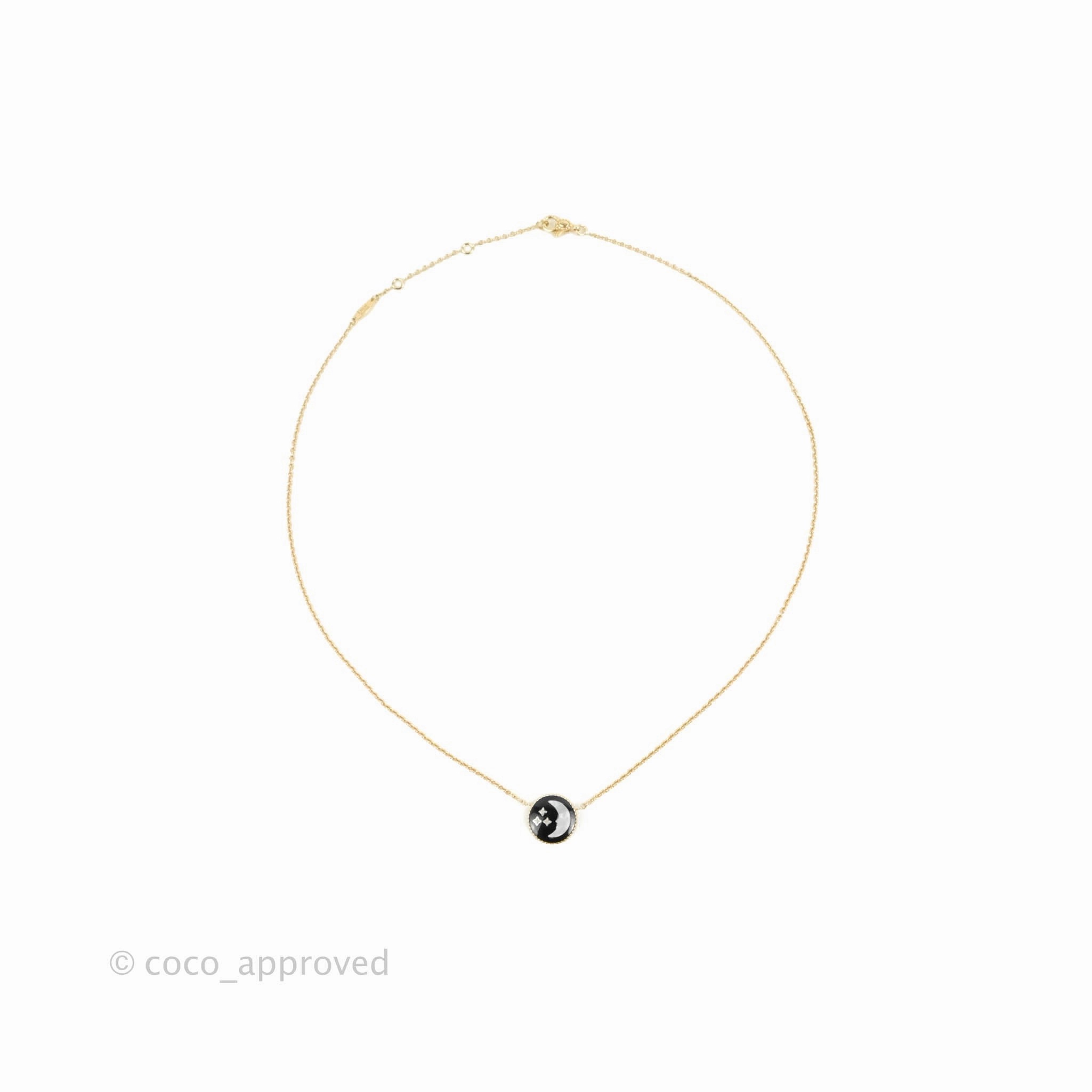 Christian Dior Rose Celeste Necklace Yellow and White Gold Diamond