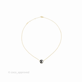 Christian Dior Rose Celeste Necklace Yellow and White Gold Diamond
