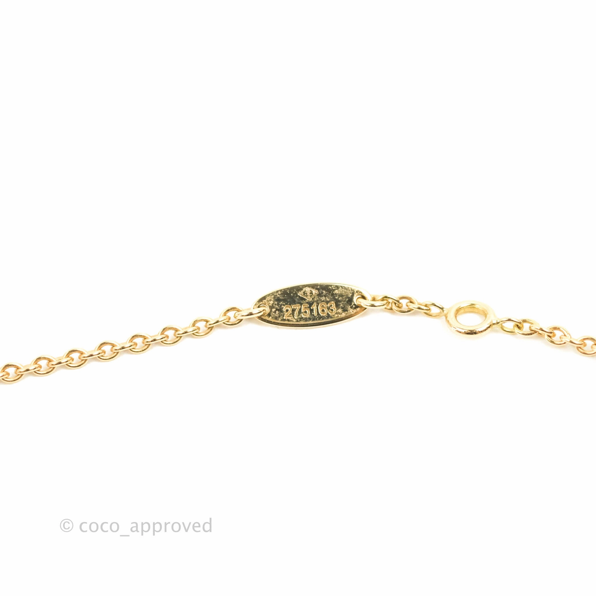 Christian Dior Rose Celeste Necklace Yellow and White Gold Diamond