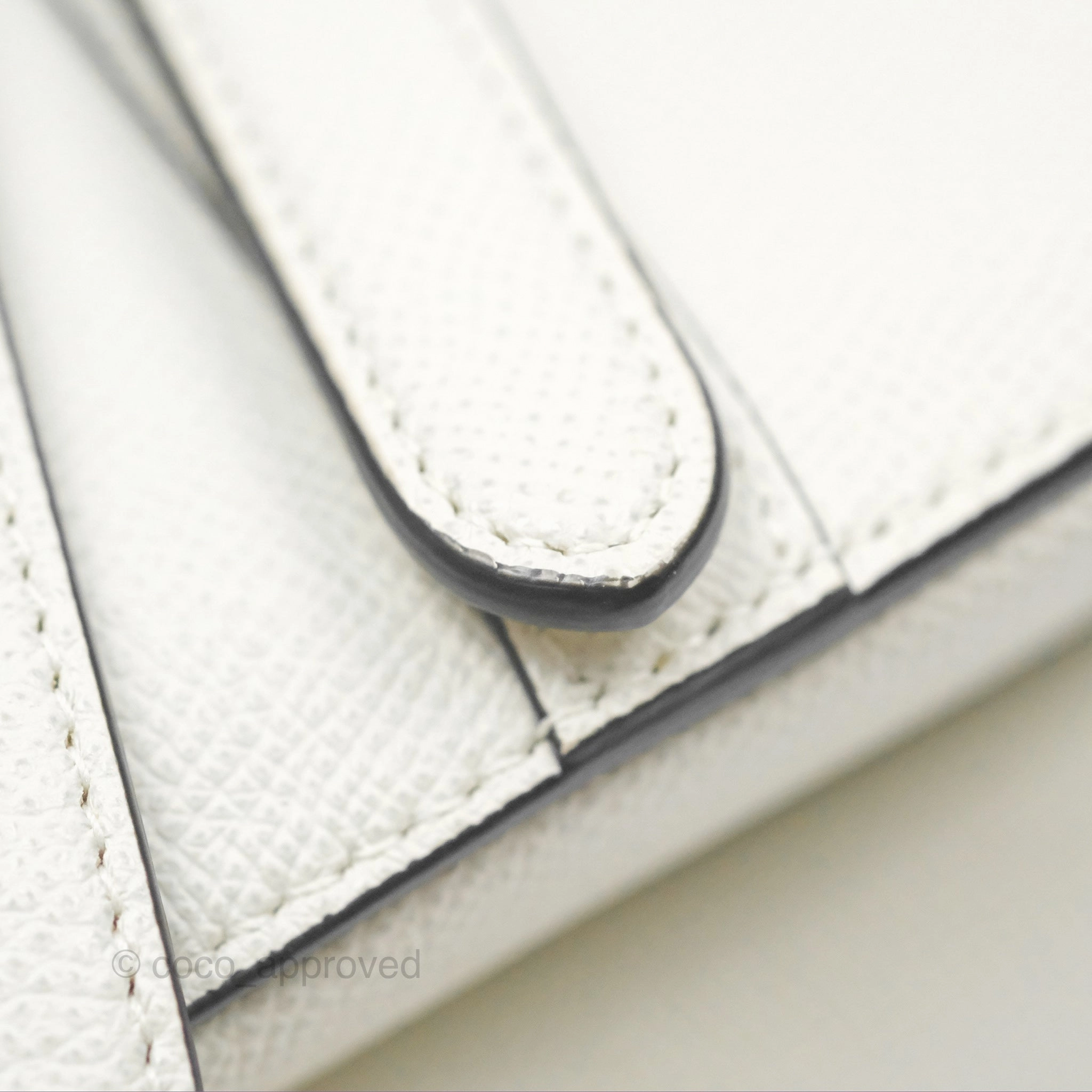 Christian Dior Saddle Bag White Grained Calfskin Gold Hardware