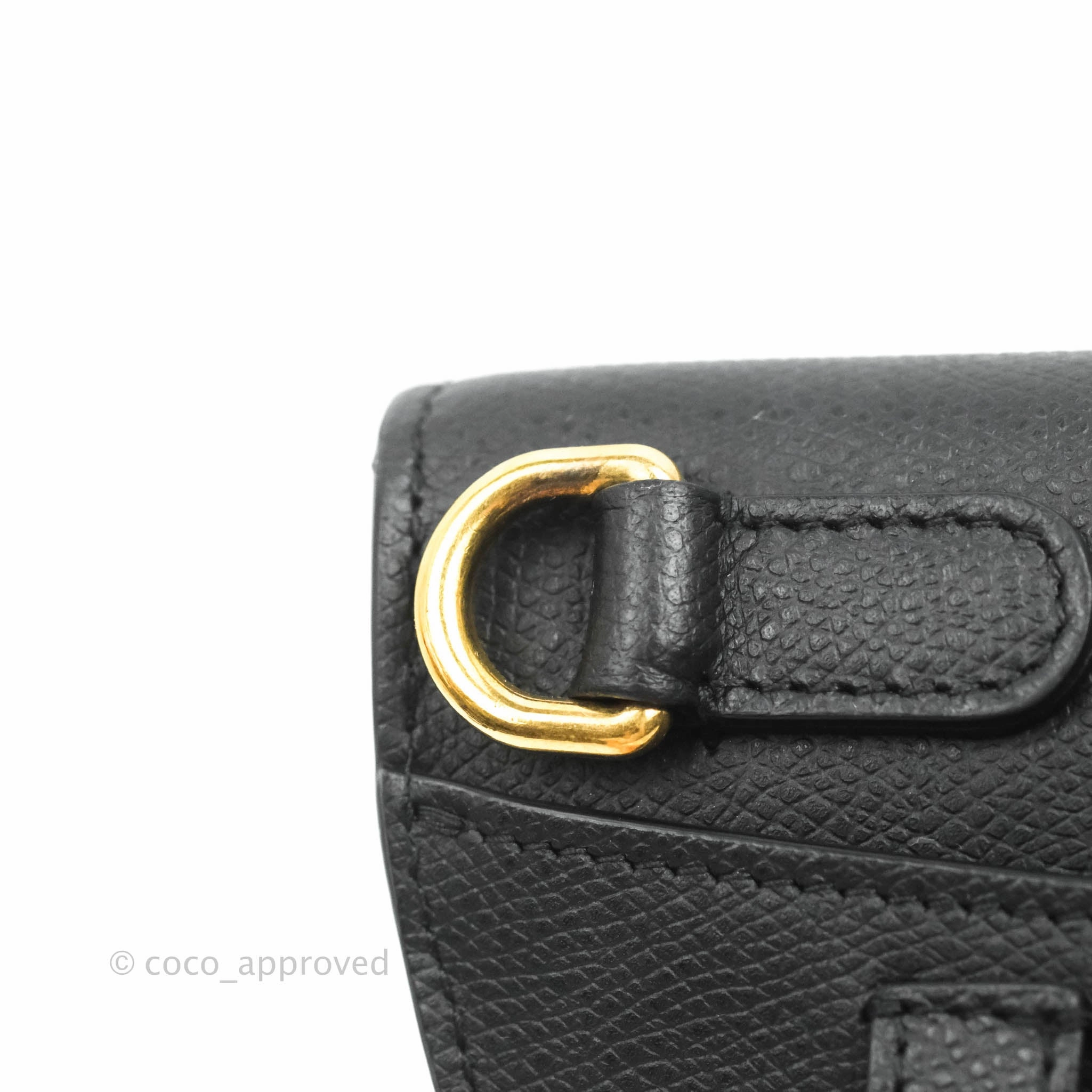 Christian Dior Saddle Belt Bag Black Calfskin Gold Hardware