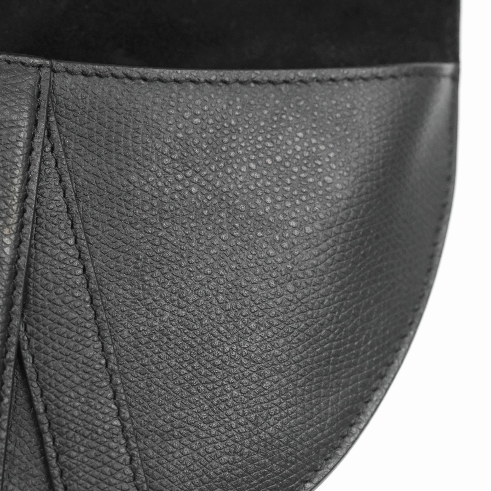 Christian Dior Saddle Belt Bag Black Calfskin Gold Hardware