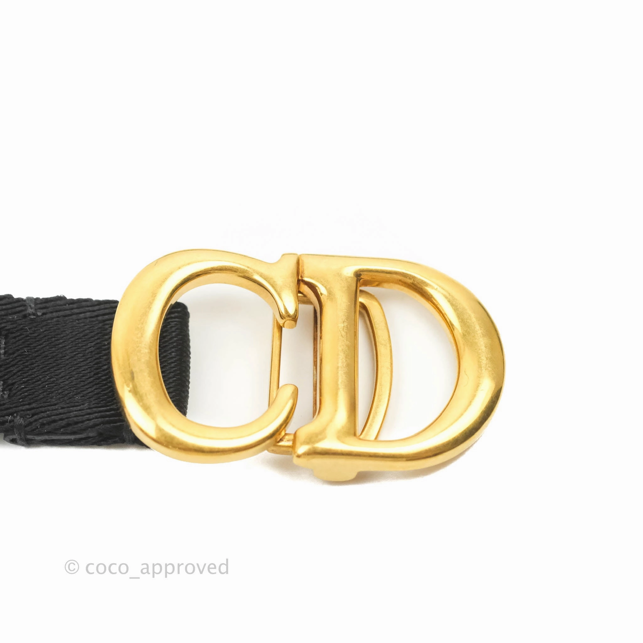 Christian Dior Saddle Belt Bag Black Calfskin Gold Hardware