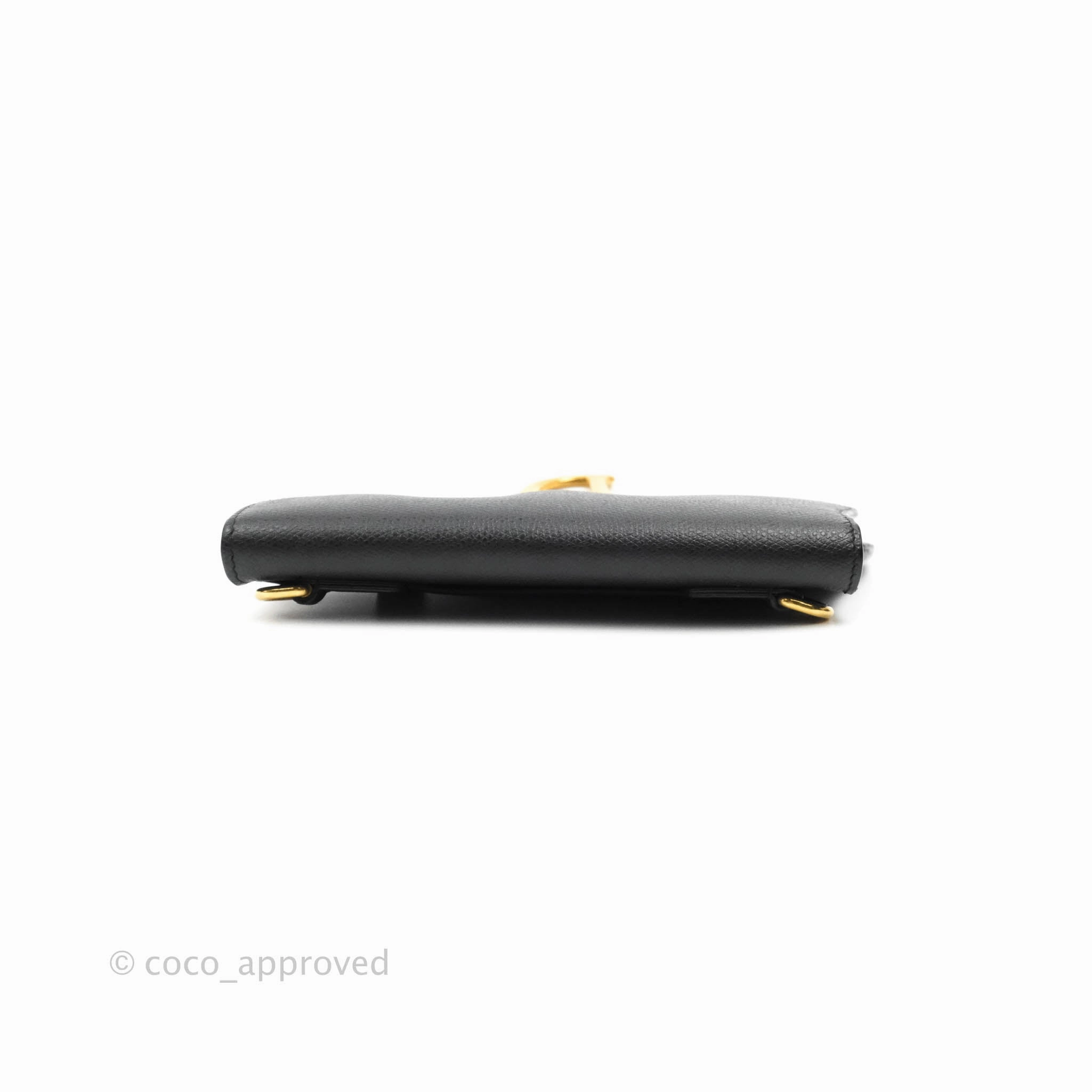 Christian Dior Saddle Belt Bag Black Calfskin Gold Hardware