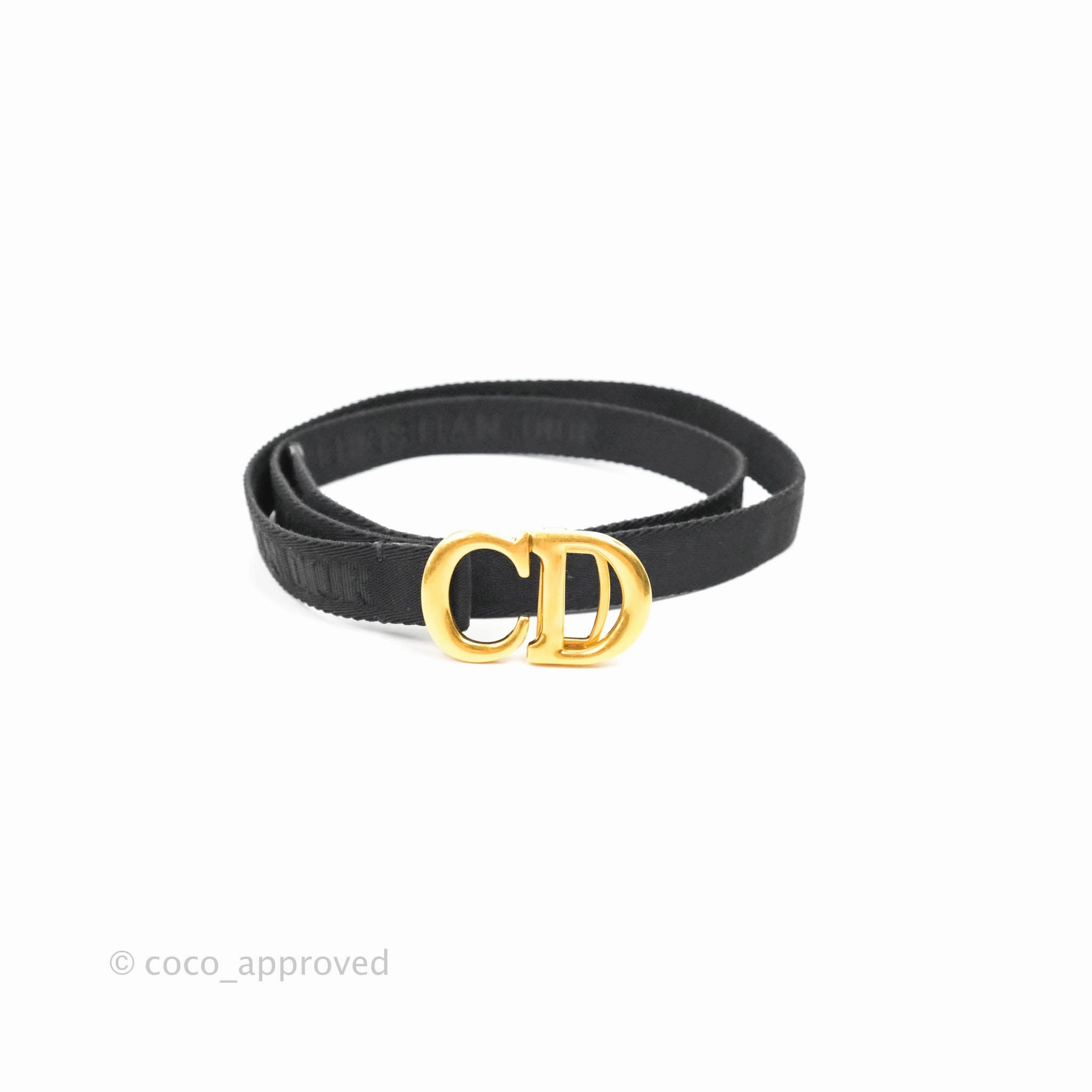 Christian Dior Saddle Belt Bag Black Calfskin Gold Hardware