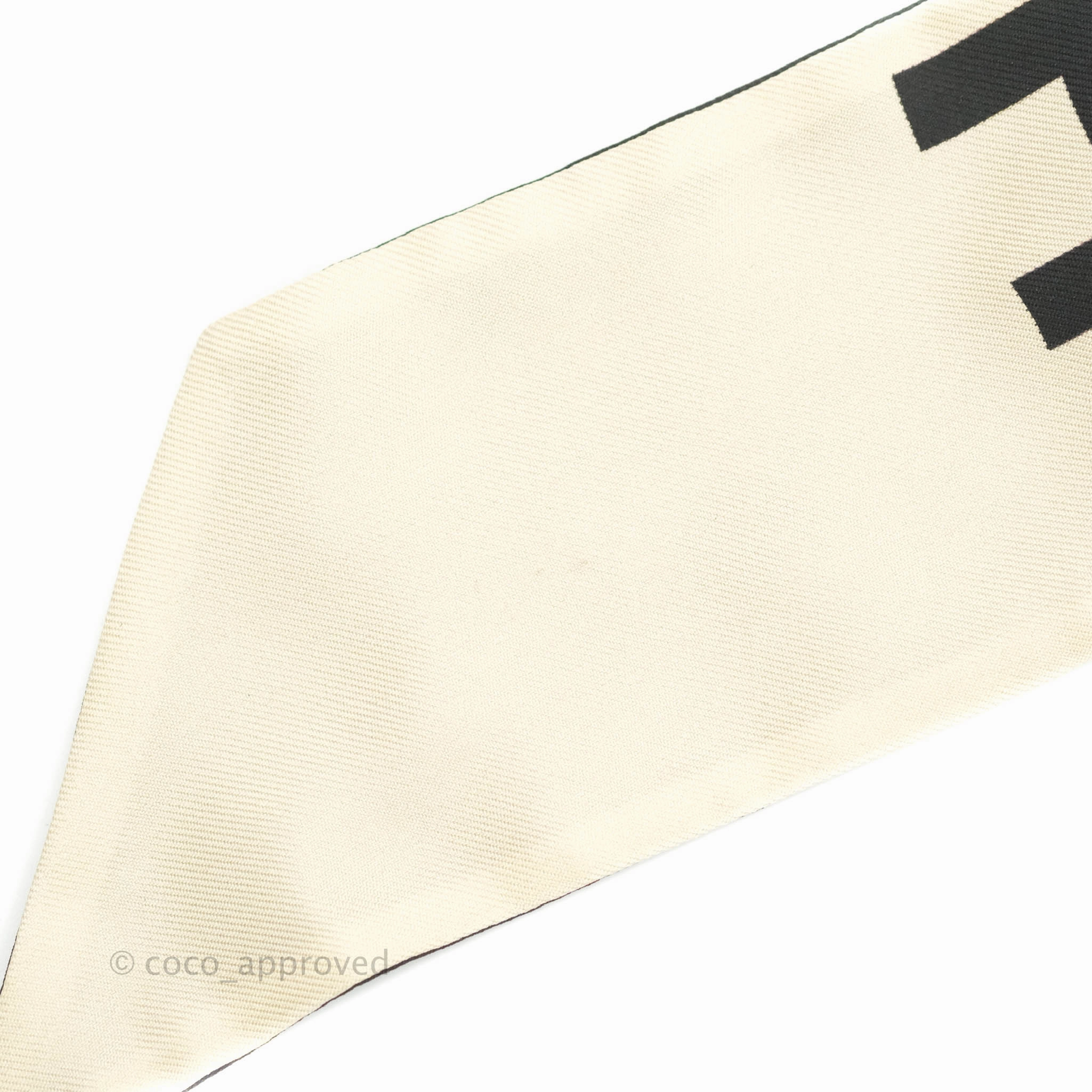 Christian Dior Silk 30 Montagigne Mitzah Scarf Black White