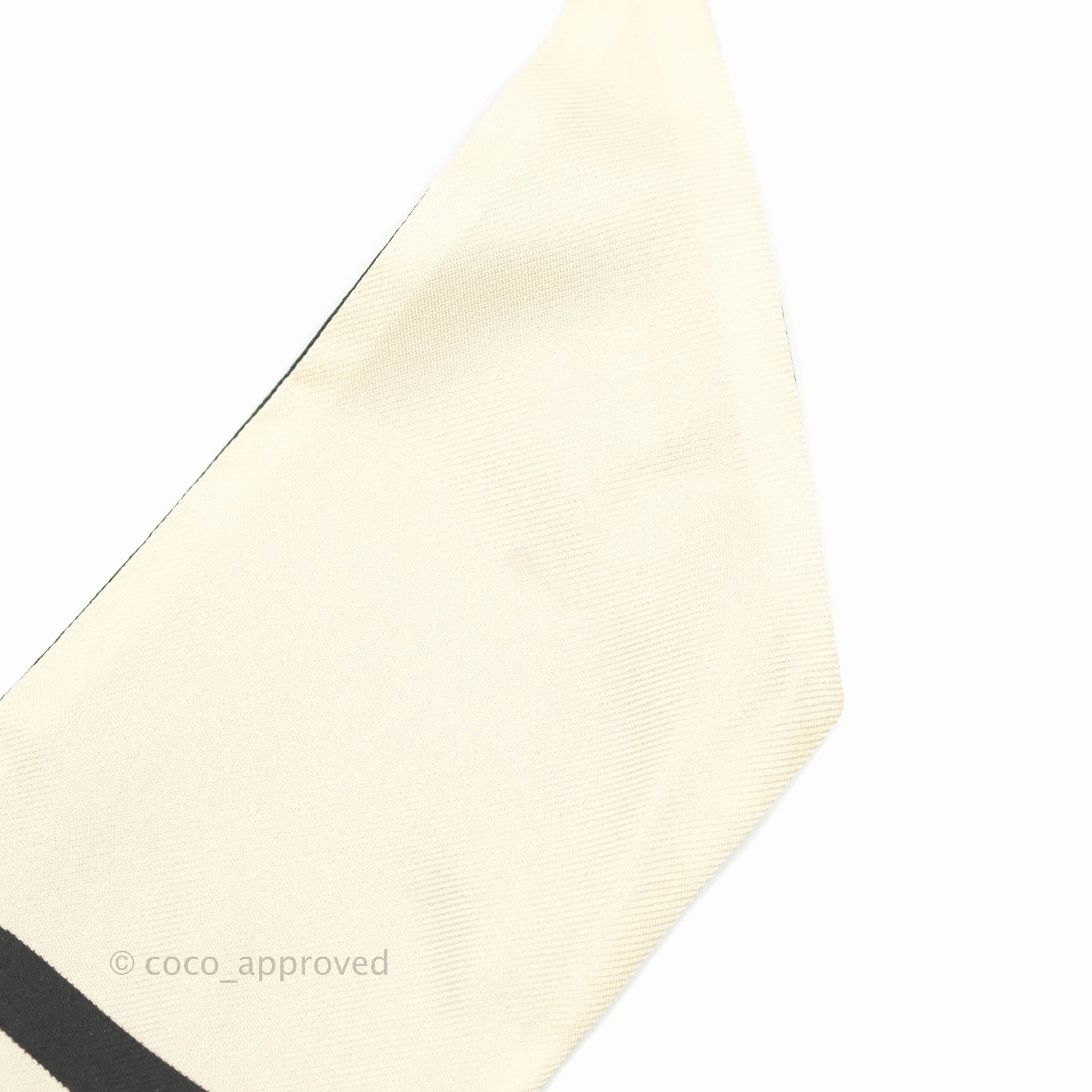 Christian Dior Silk 30 Montagigne Mitzah Scarf Black White