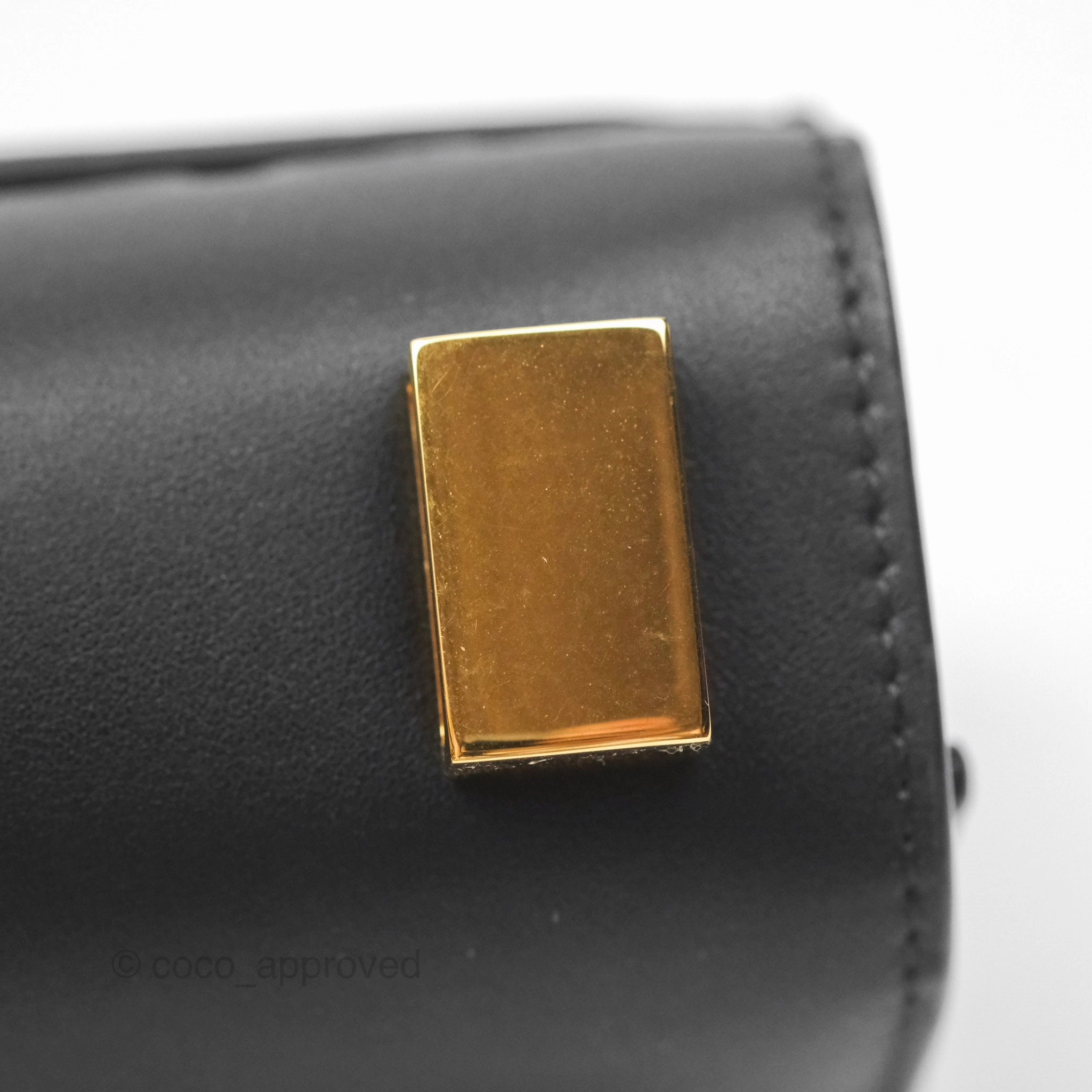Christian Dior Small 30 Montaigne Bag Black Calfskin Gold Hardware