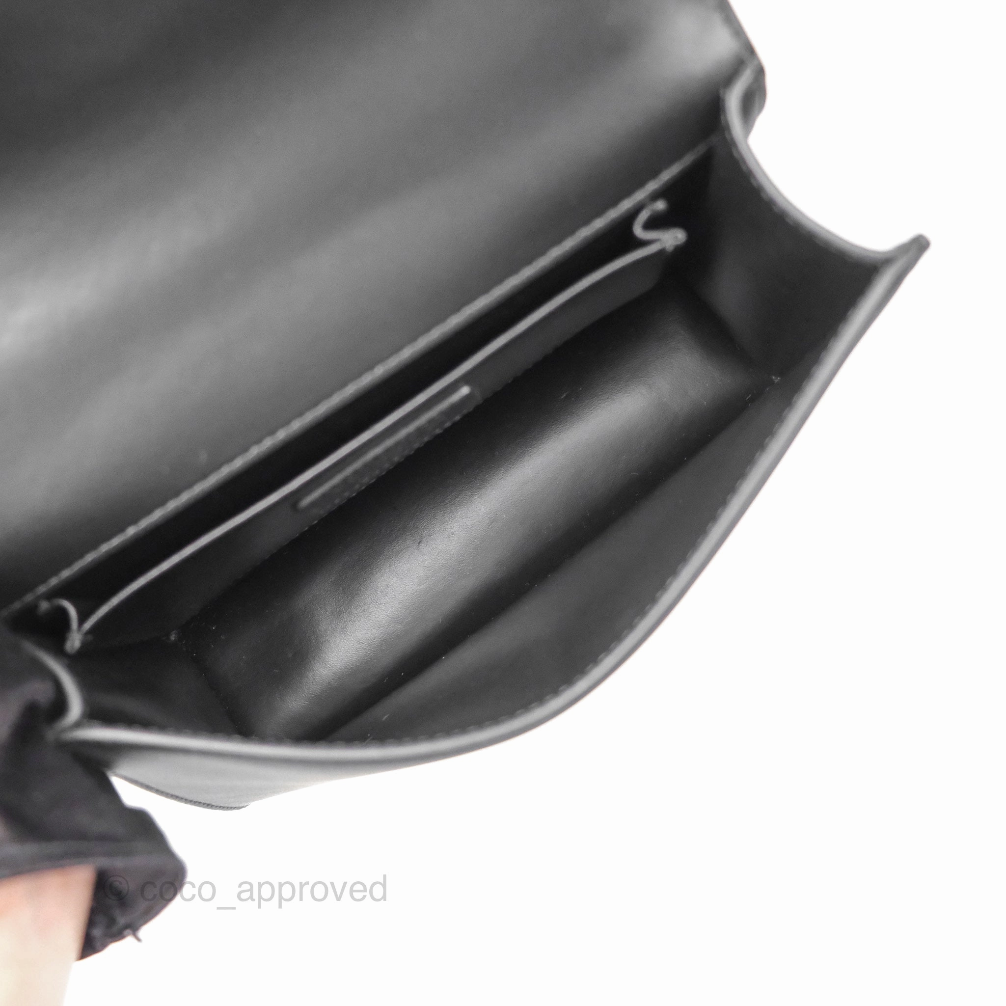 Christian Dior Small 30 Montaigne Bag Black Calfskin Gold Hardware