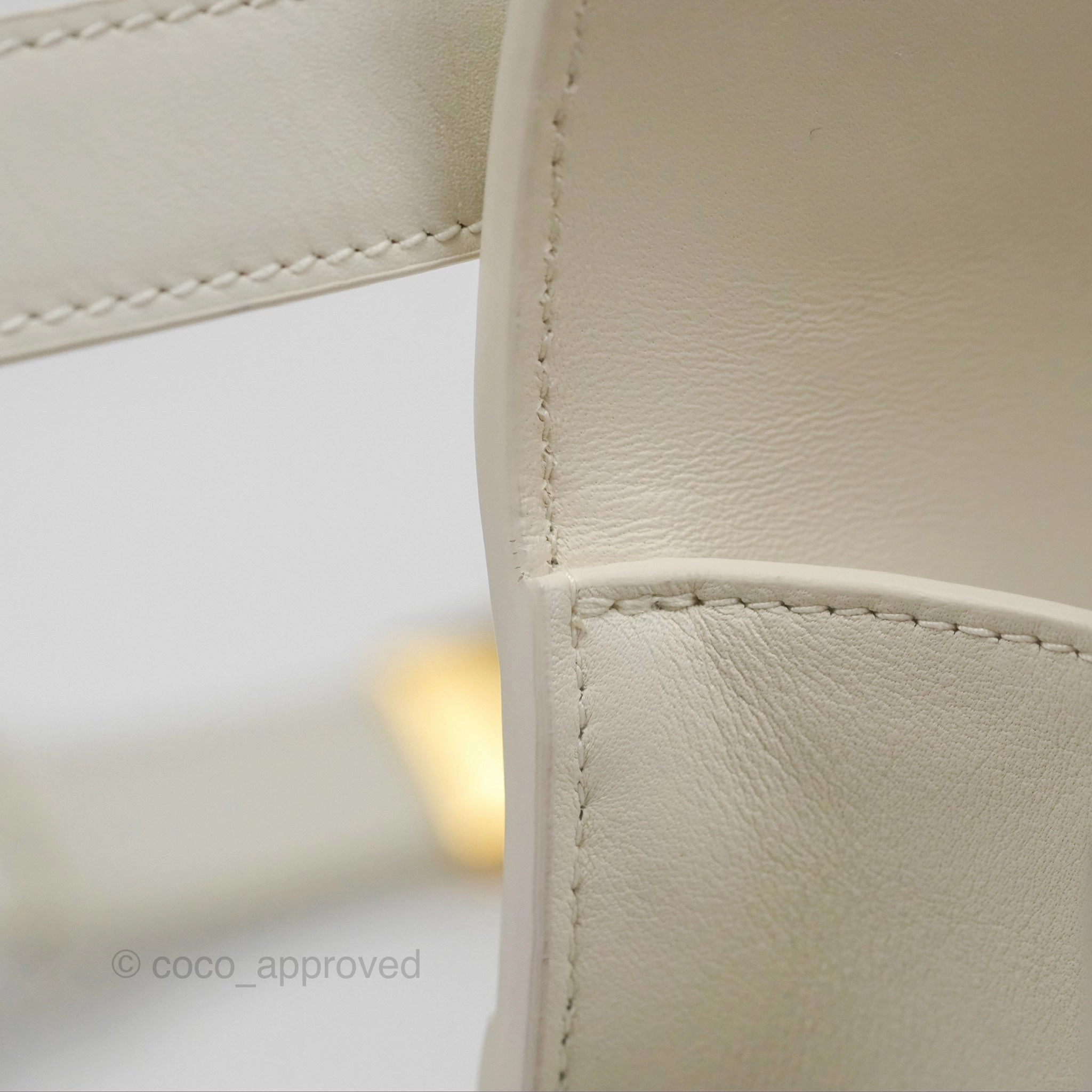 Christian Dior Small 30 Montaigne Box Bag White Calfskin