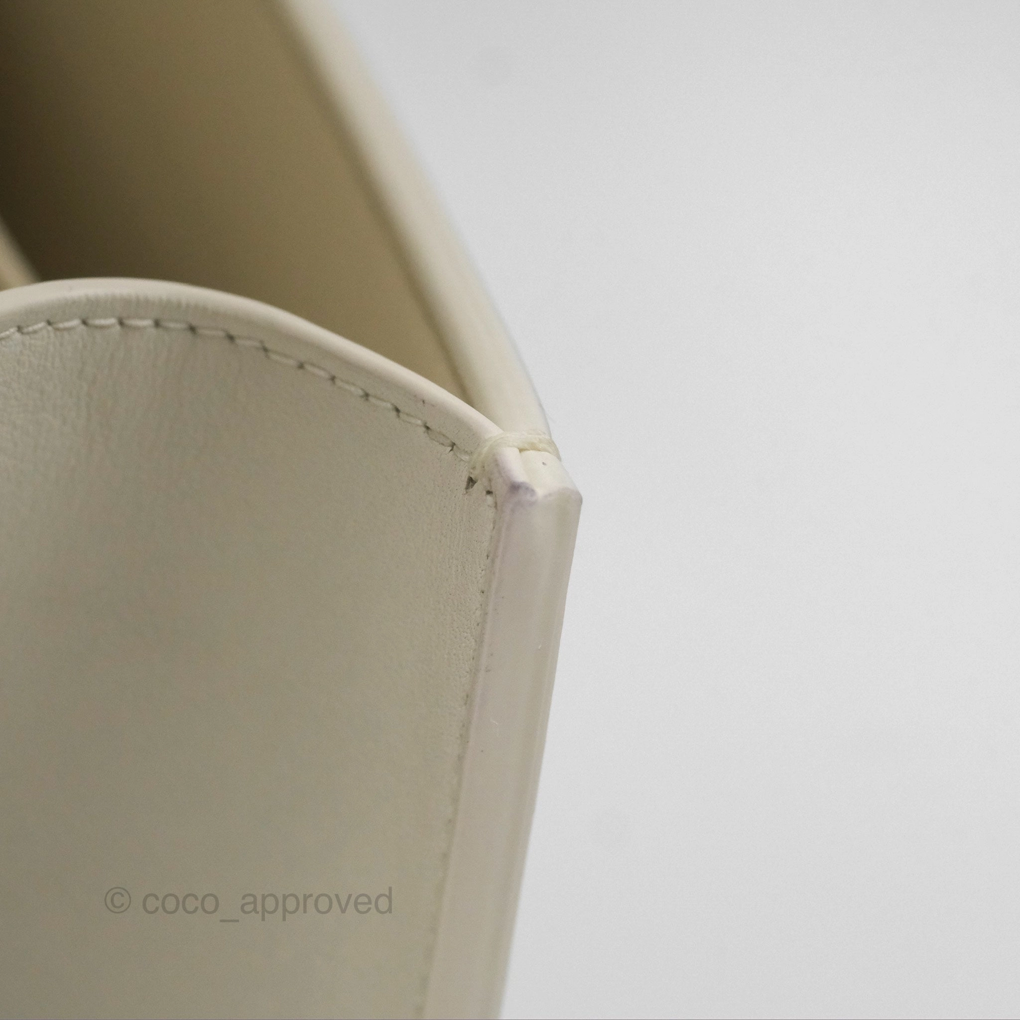 Christian Dior Small 30 Montaigne Box Bag White Calfskin