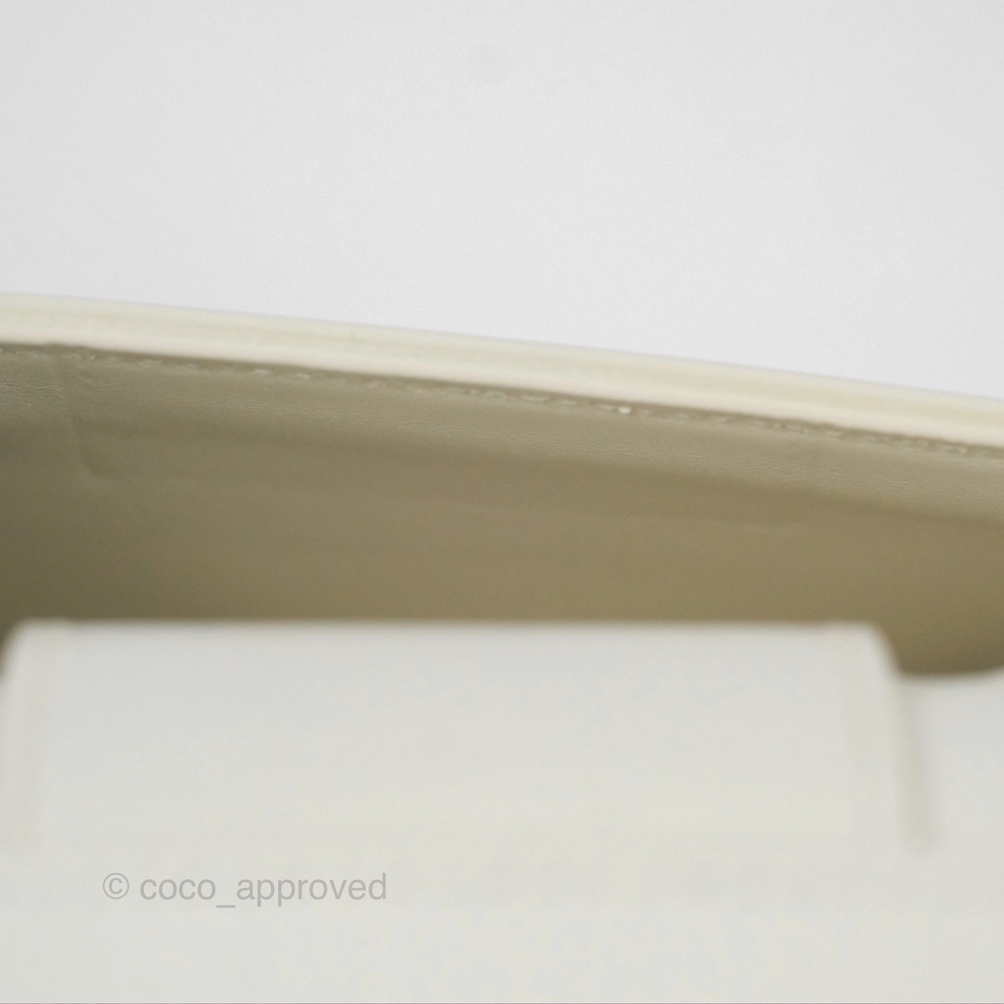 Christian Dior Small 30 Montaigne Box Bag White Calfskin