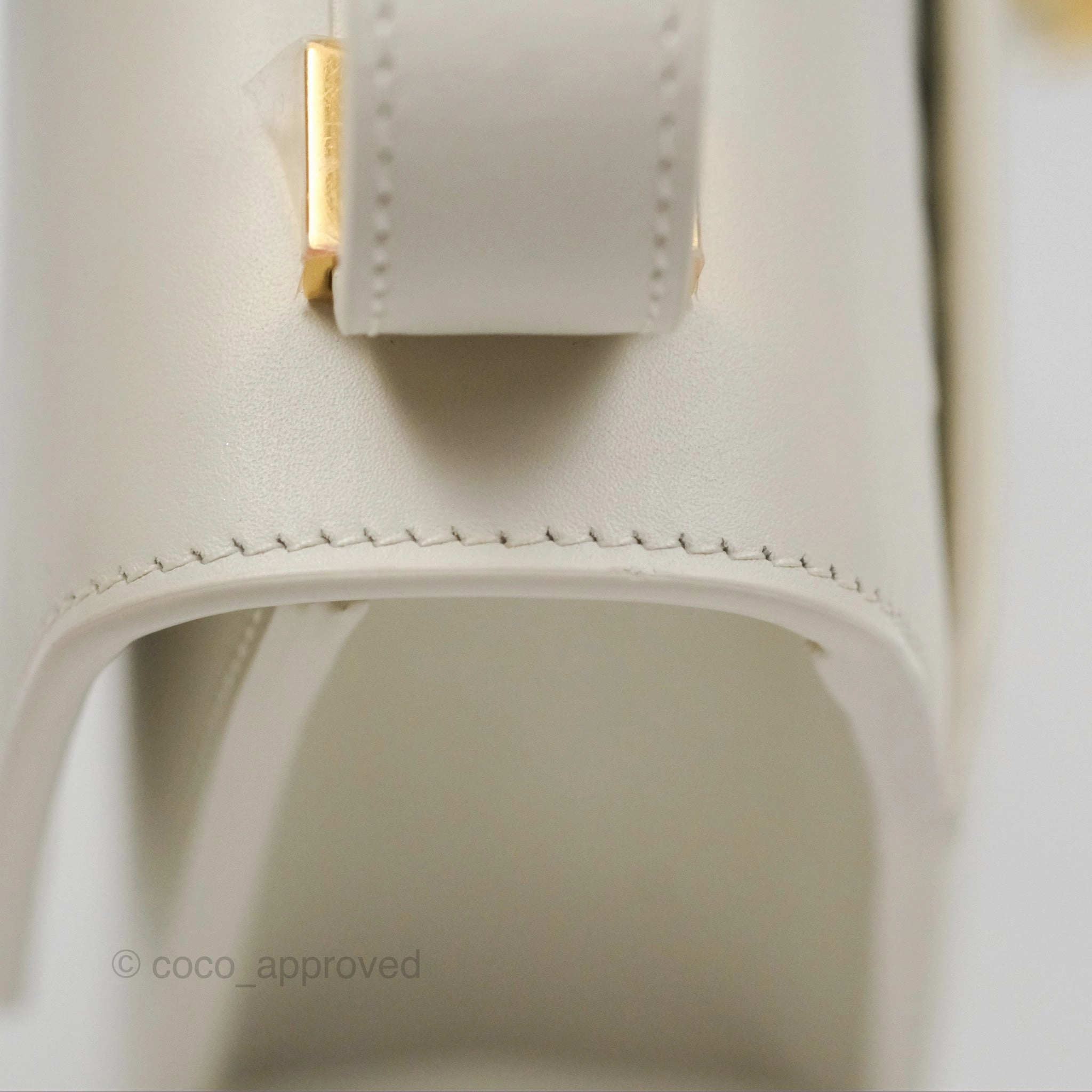 Christian Dior Small 30 Montaigne Box Bag White Calfskin