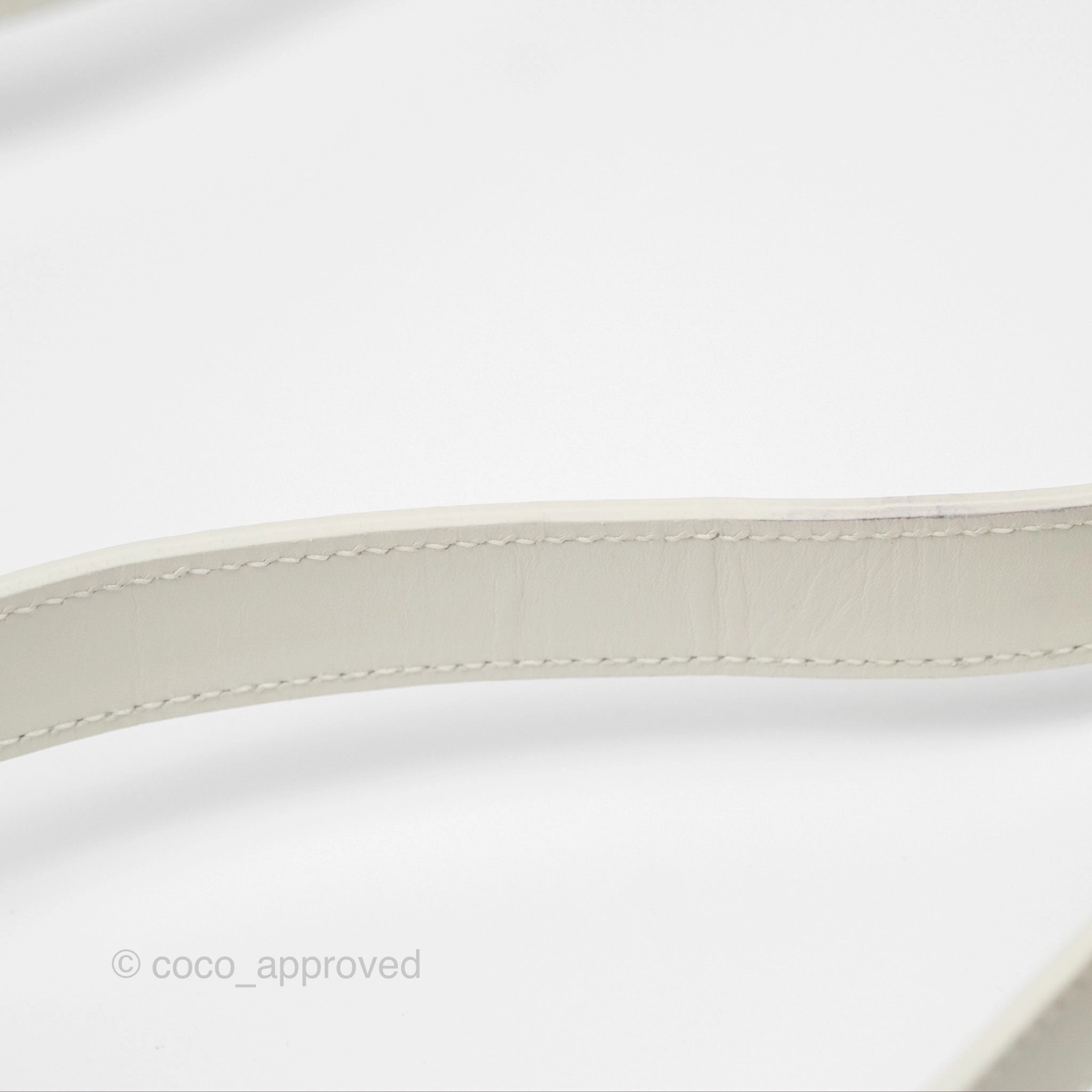 Christian Dior Small 30 Montaigne Box Bag White Calfskin