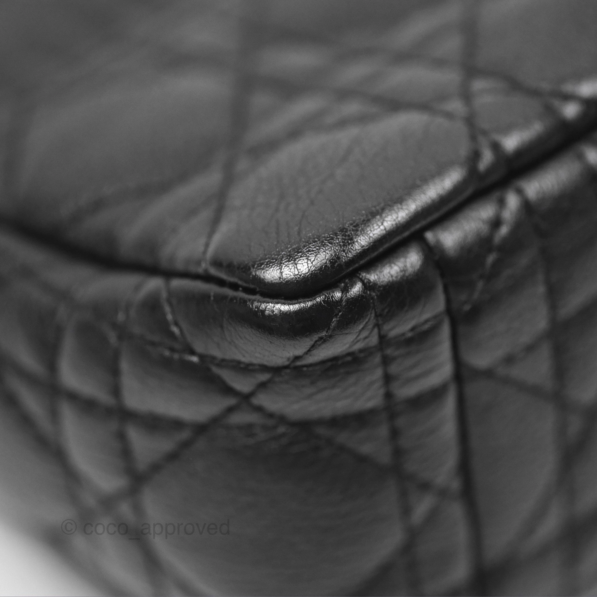 Christian Dior Small Caro Bag Black Supple Cannage Calfskin