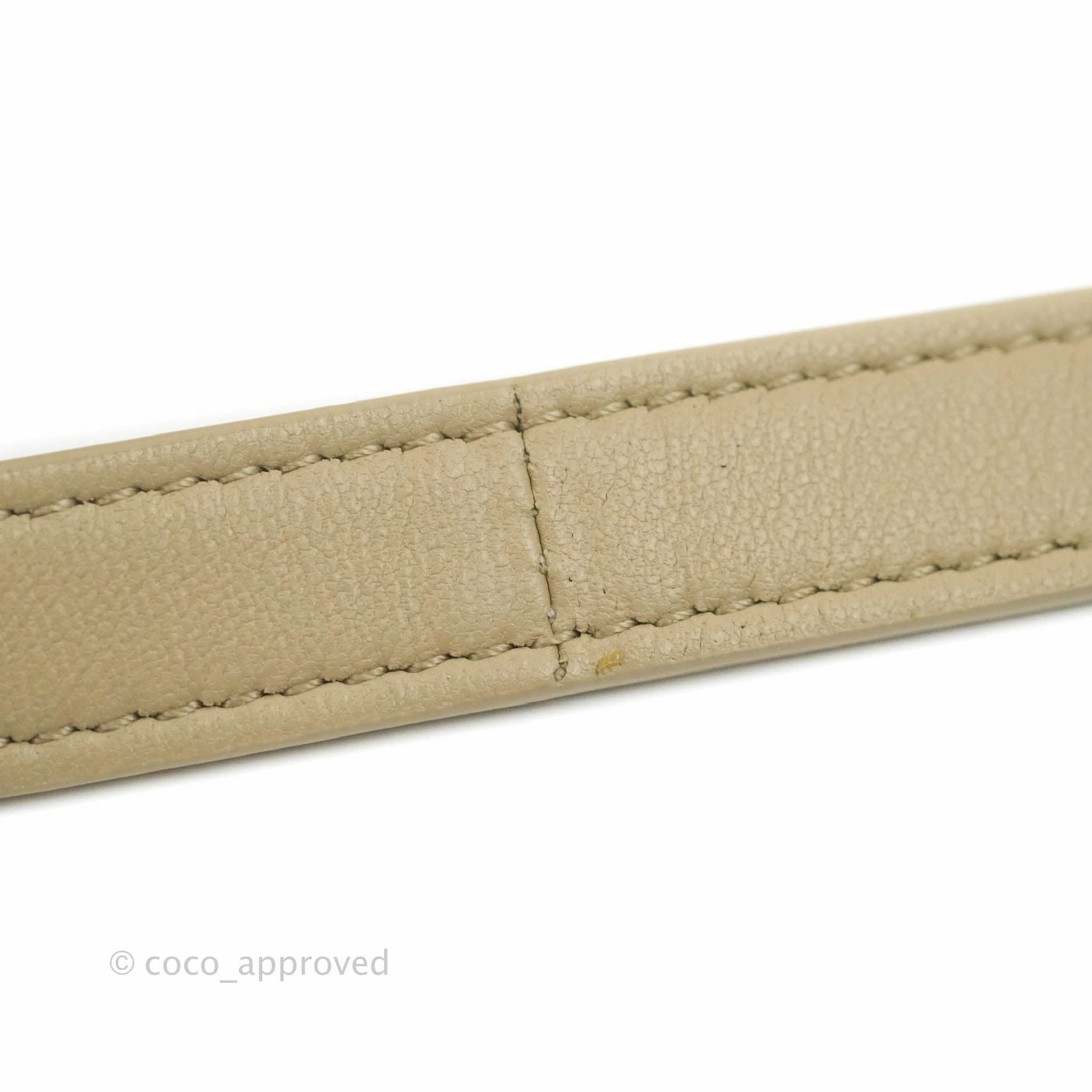 Christian Dior Small Diortravel Vanity Case Beige Lambskin Cannage