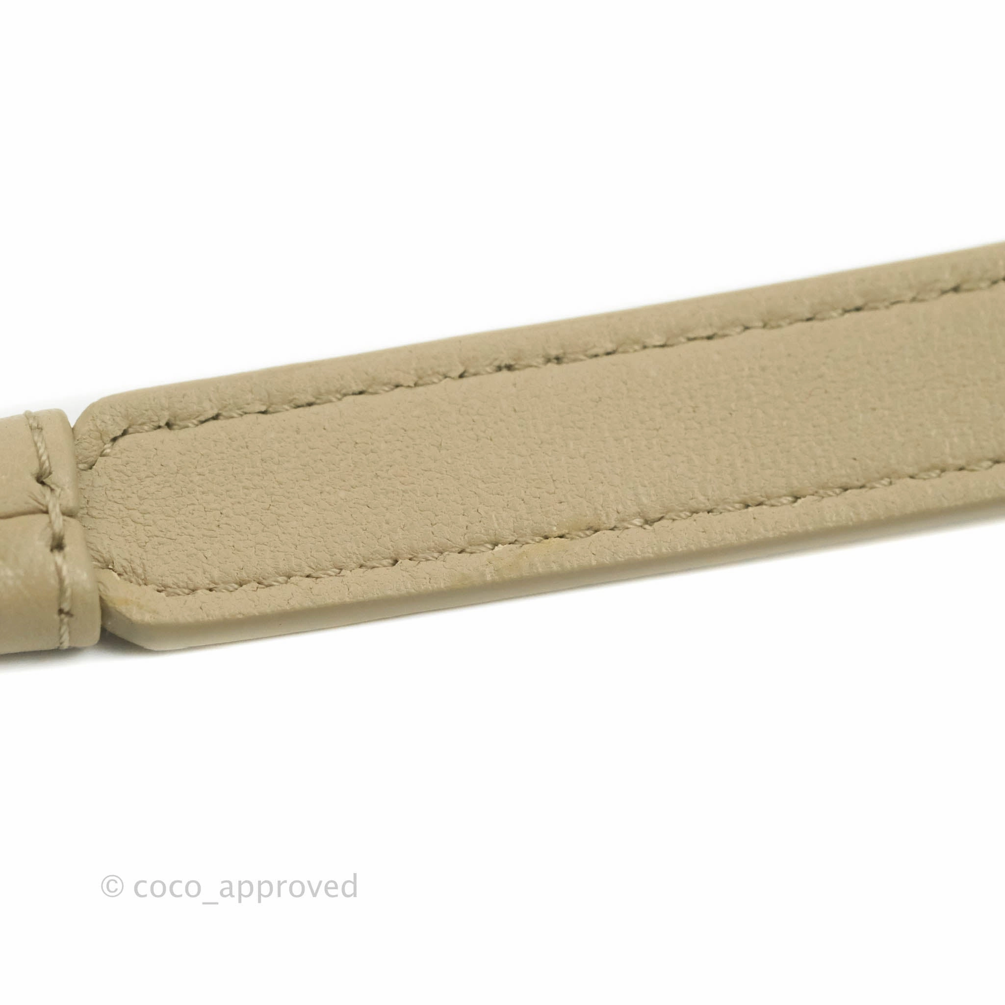 Christian Dior Small Diortravel Vanity Case Beige Lambskin Cannage