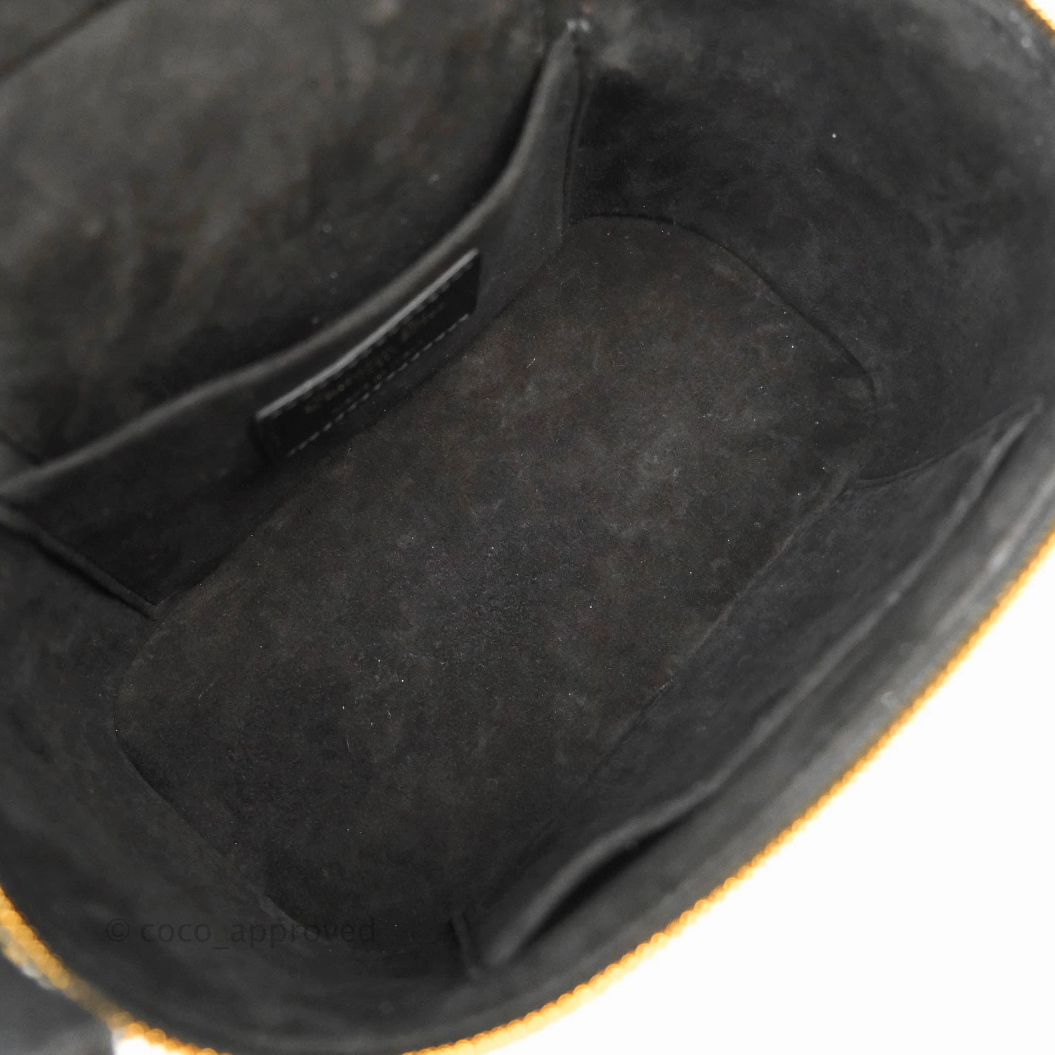 Christian Dior Small Diortravel Vanity Case Black Lambskin Cannage