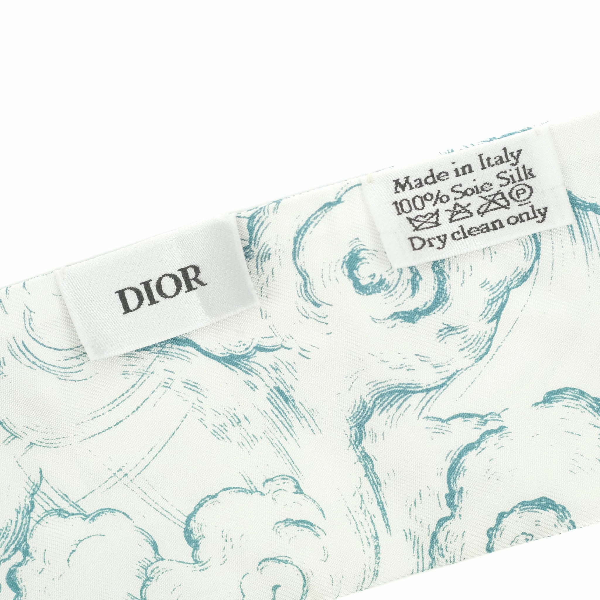 Christian Dior The ABCDior N 'Nuage' Mitzah Silk Twilly