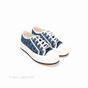 Christian Dior Walk'n'Dior Platform Sneaker Blue Denim Size 37.5
