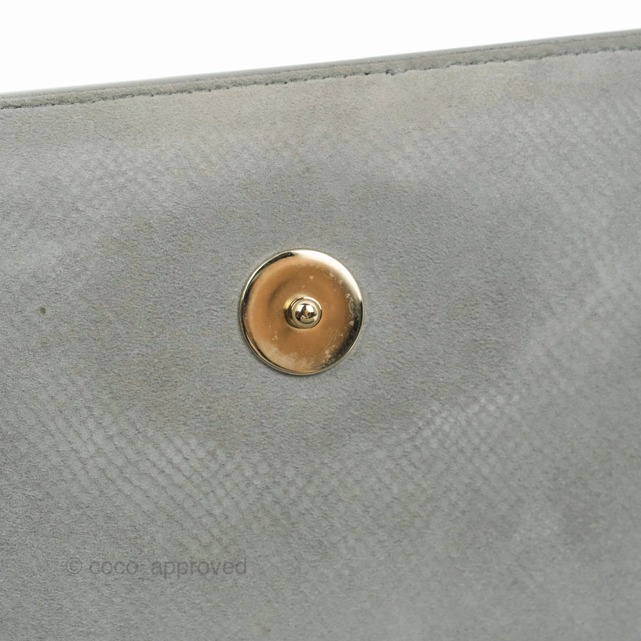 Dior 2-in-1 30 Montaigne Pouch Grey Grained Calfskin
