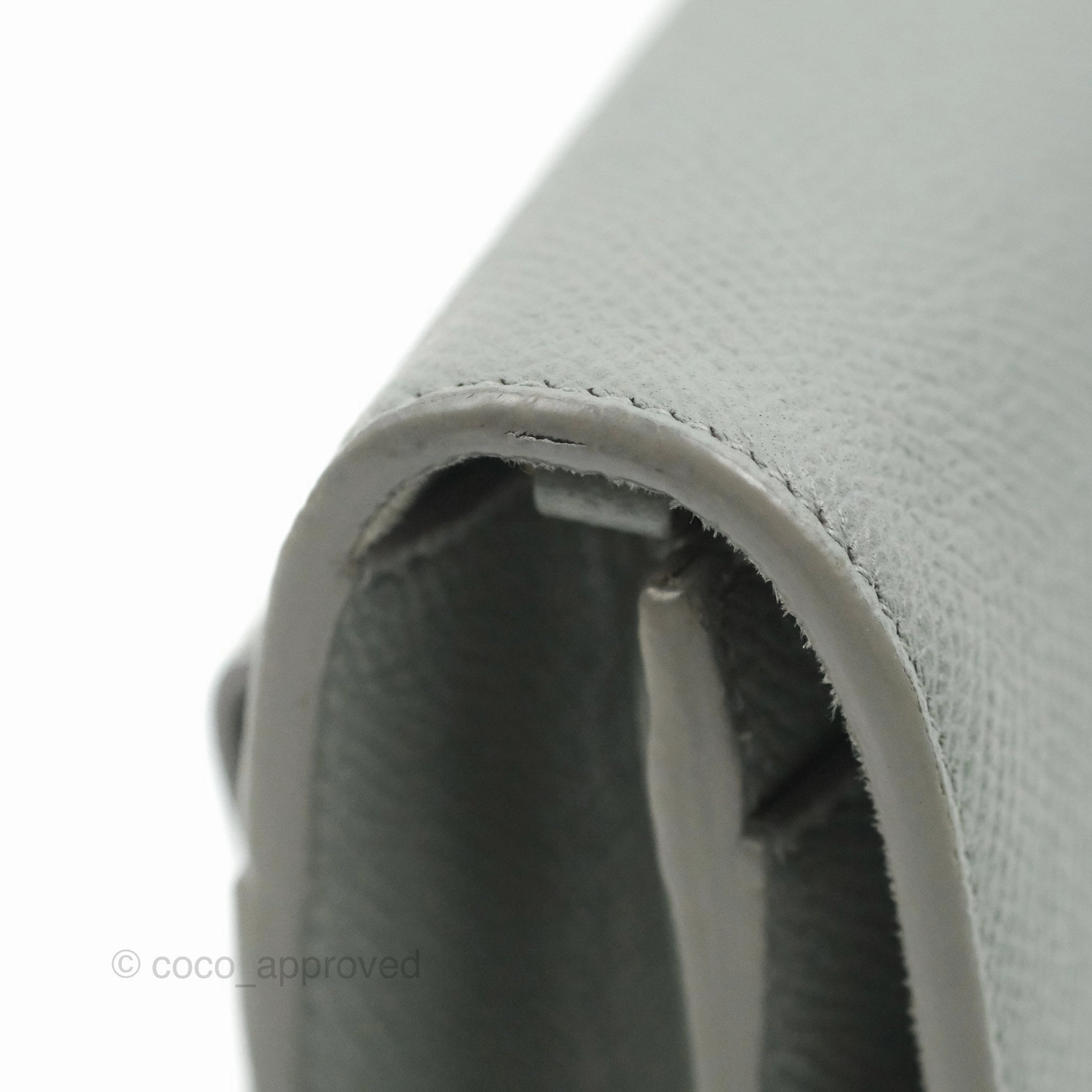 Dior 2-in-1 30 Montaigne Pouch Grey Grained Calfskin