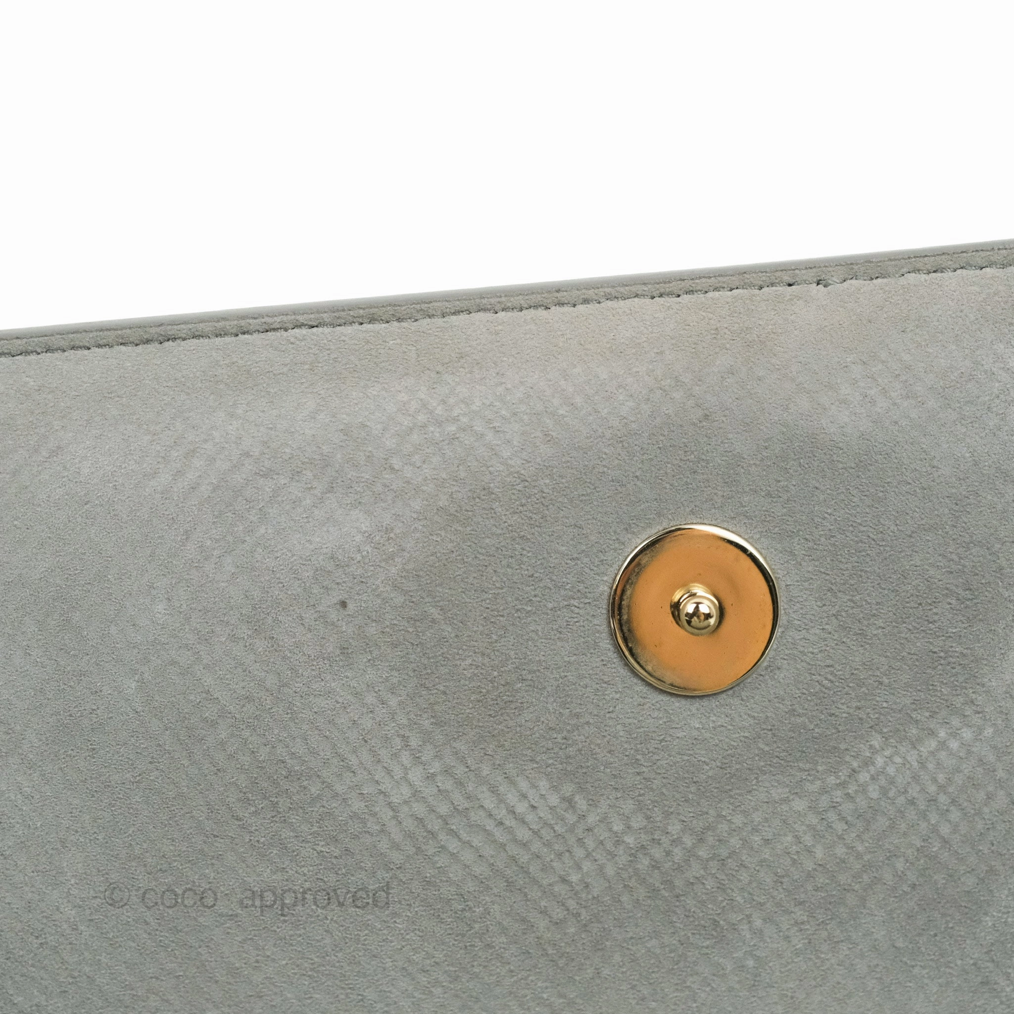 Dior 2-in-1 30 Montaigne Pouch Grey Grained Calfskin
