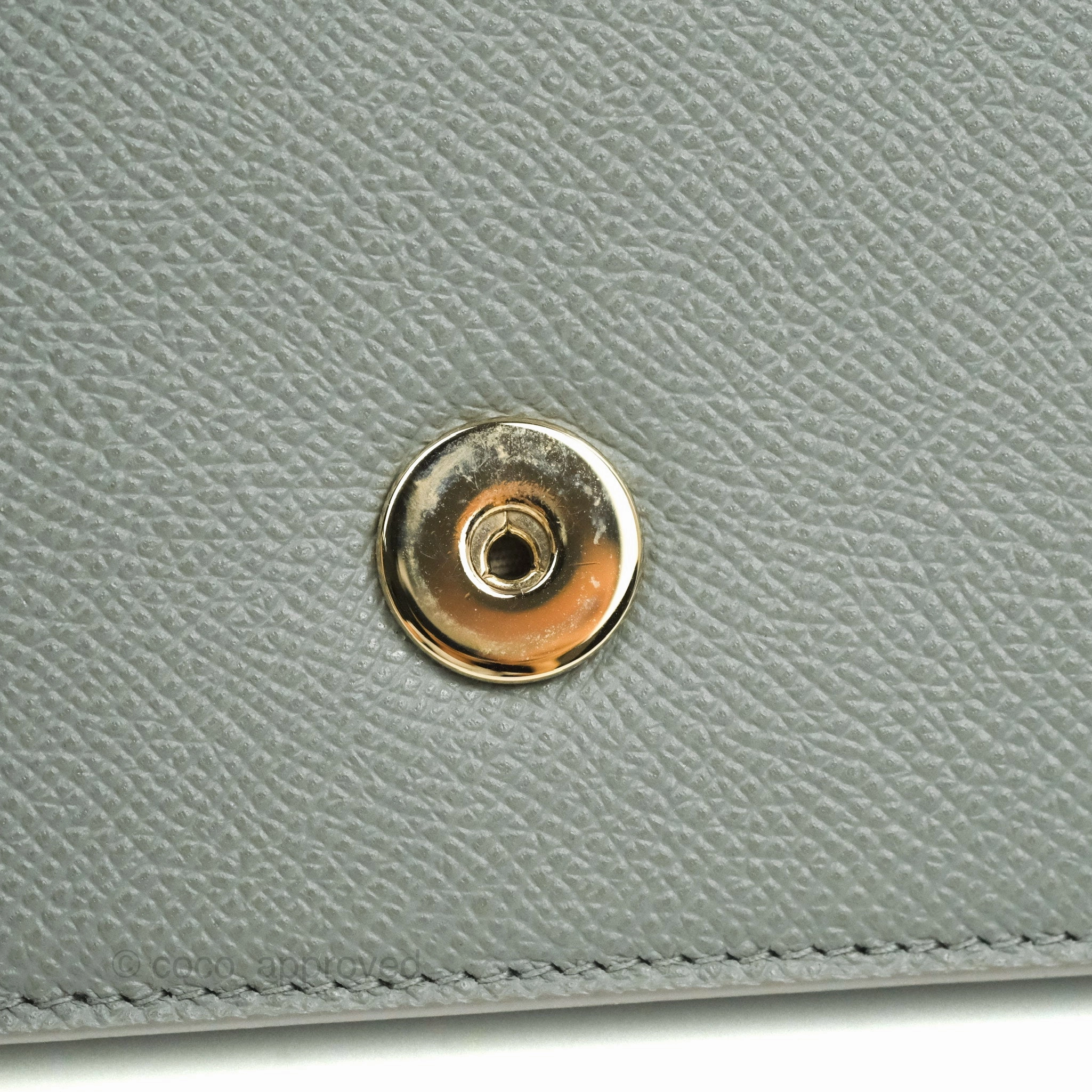 Dior 2-in-1 30 Montaigne Pouch Grey Grained Calfskin