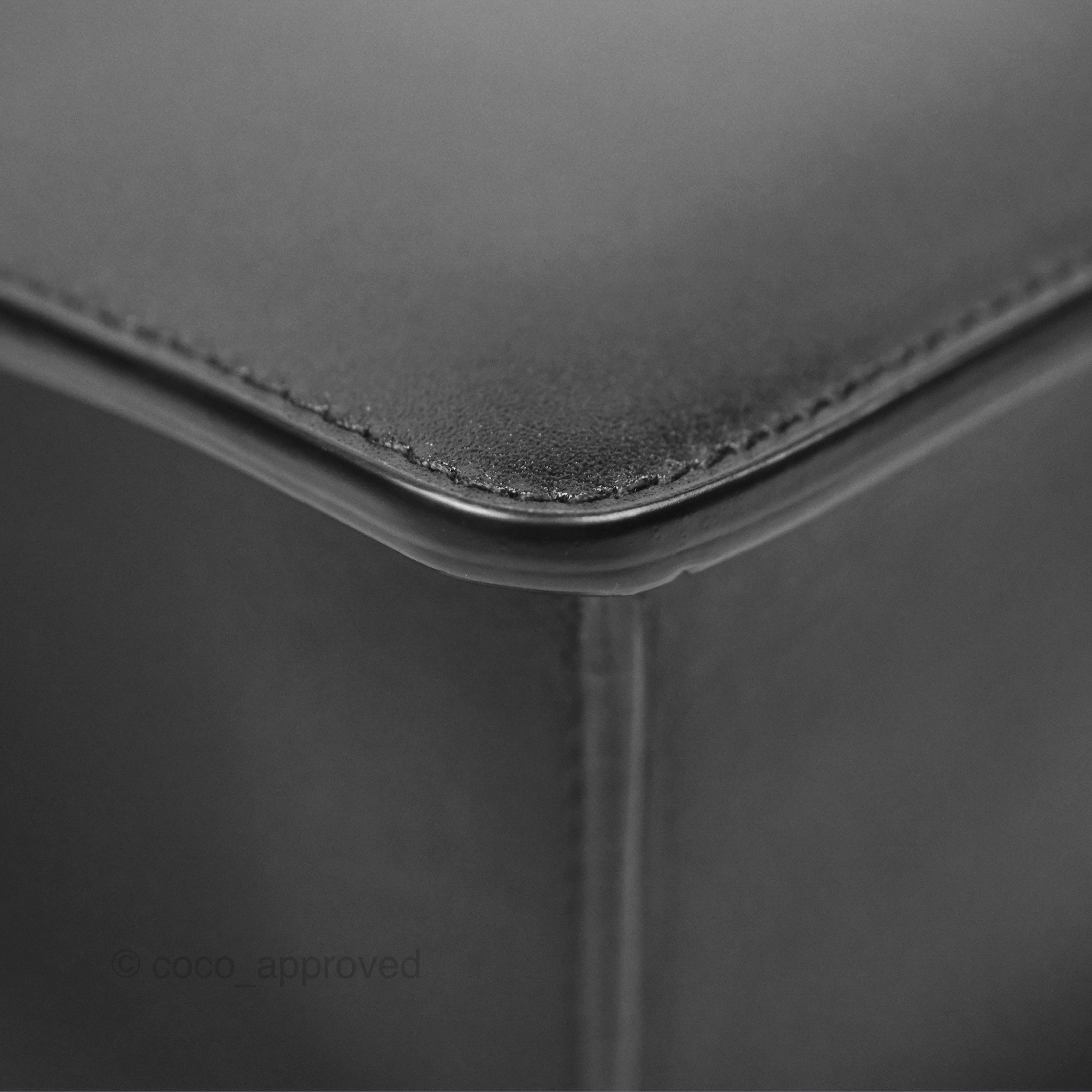 Dior 30 Montaigne Bag Black Box Calfskin