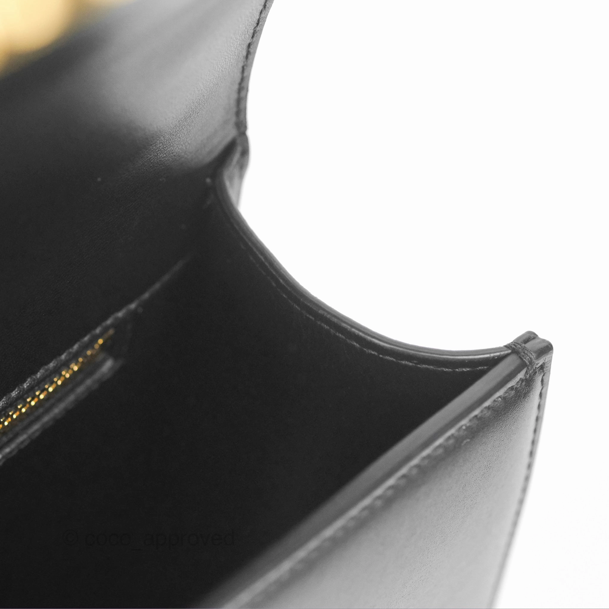 Dior 30 Montaigne Bag Black Box Calfskin