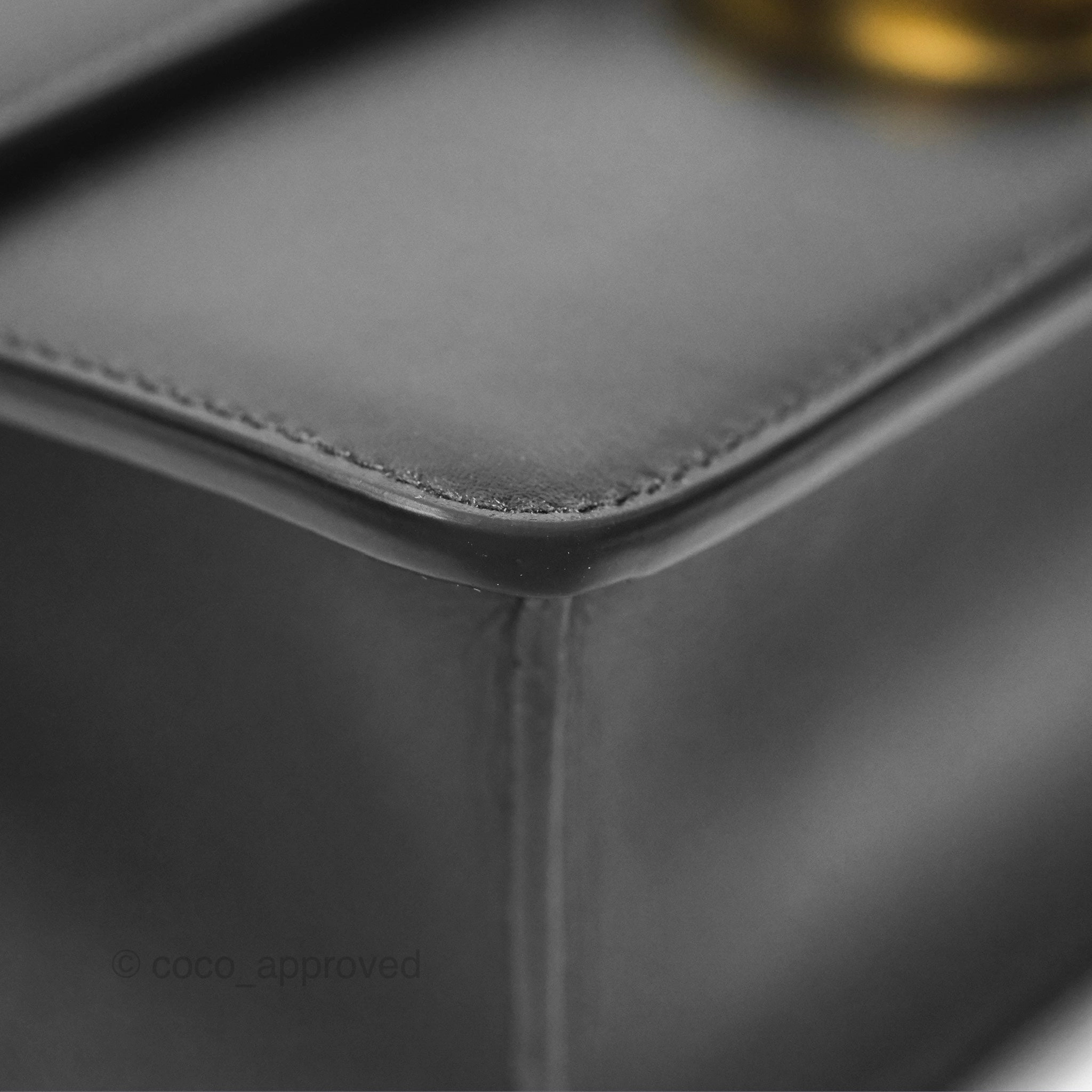 Dior 30 Montaigne Bag Black Box Calfskin