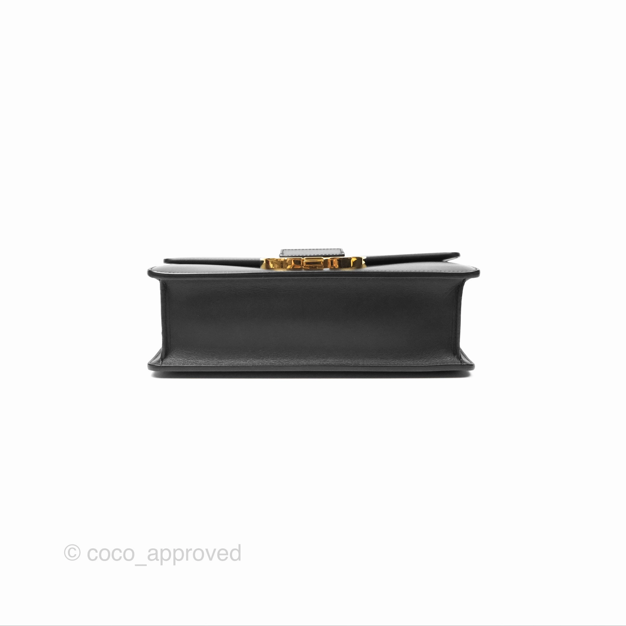 Dior 30 Montaigne Bag Black Box Calfskin