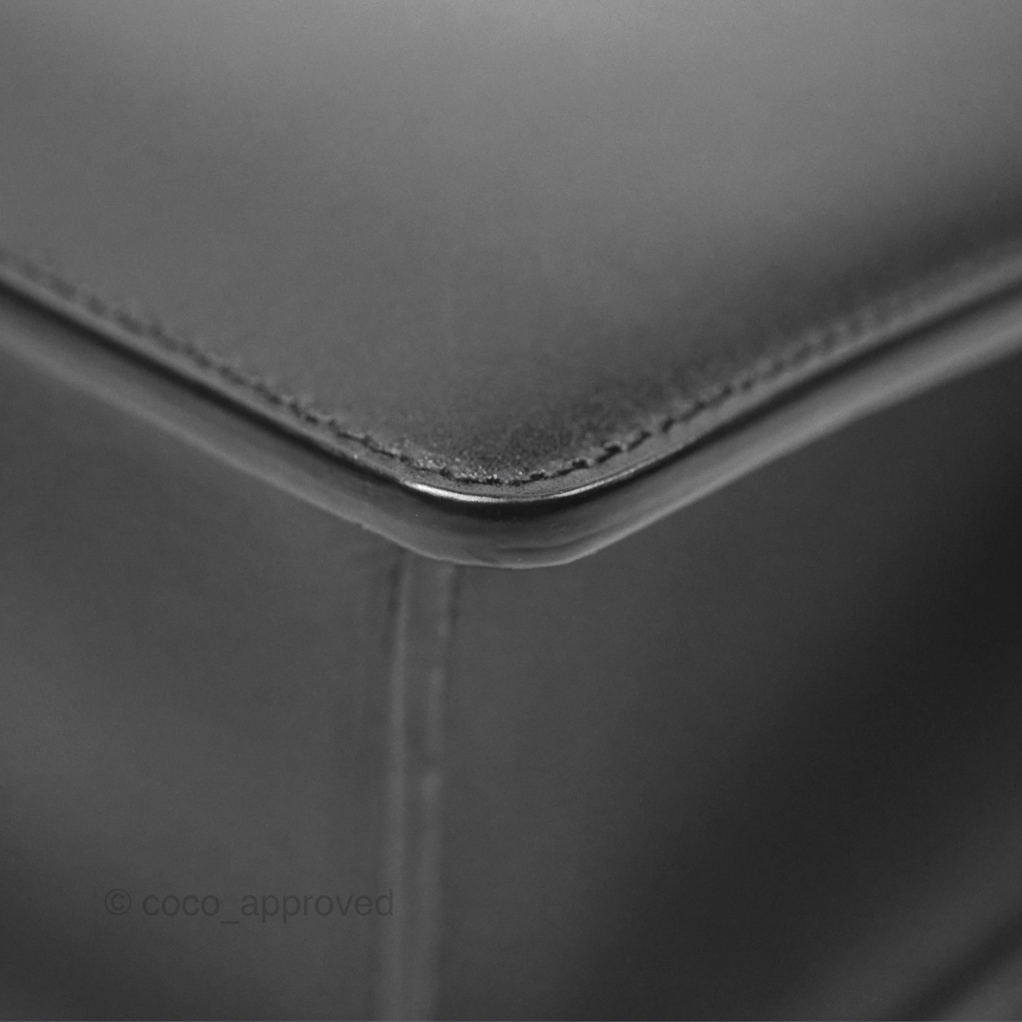 Dior 30 Montaigne Bag Black Box Calfskin