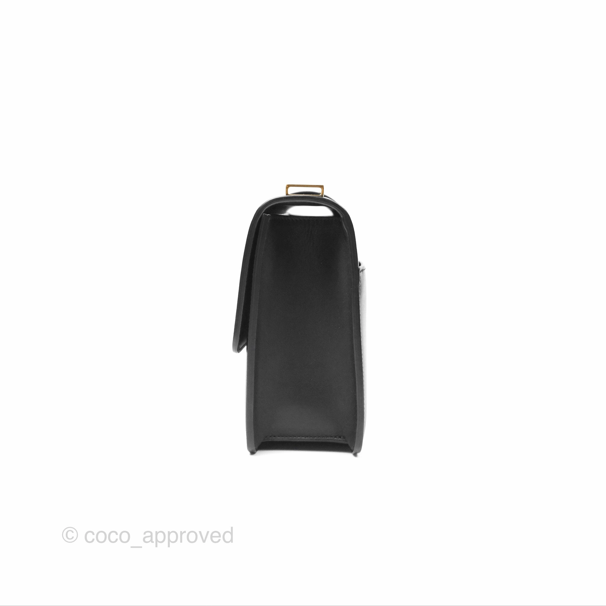 Dior 30 Montaigne Bag Black Box Calfskin