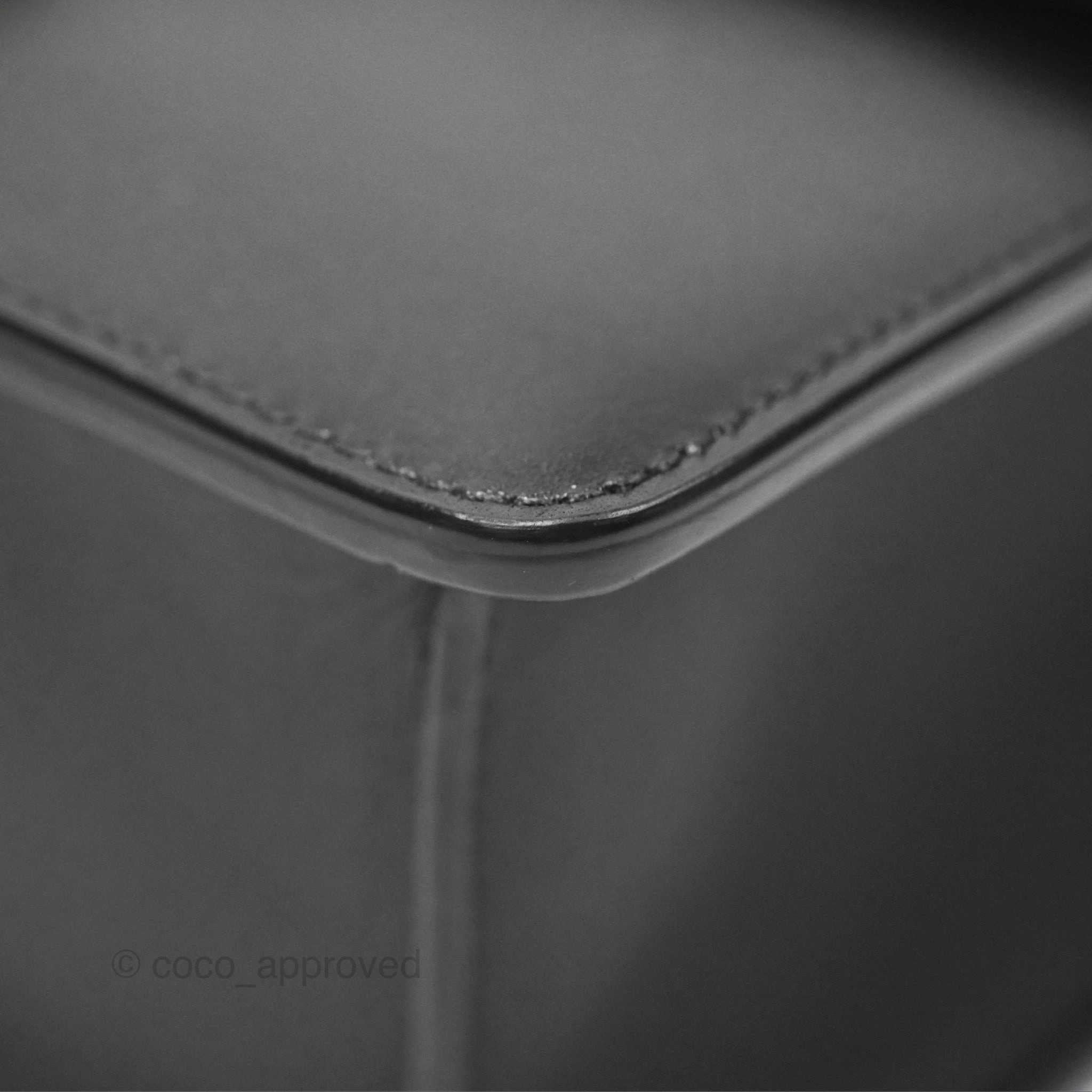 Dior 30 Montaigne Bag Black Box Calfskin