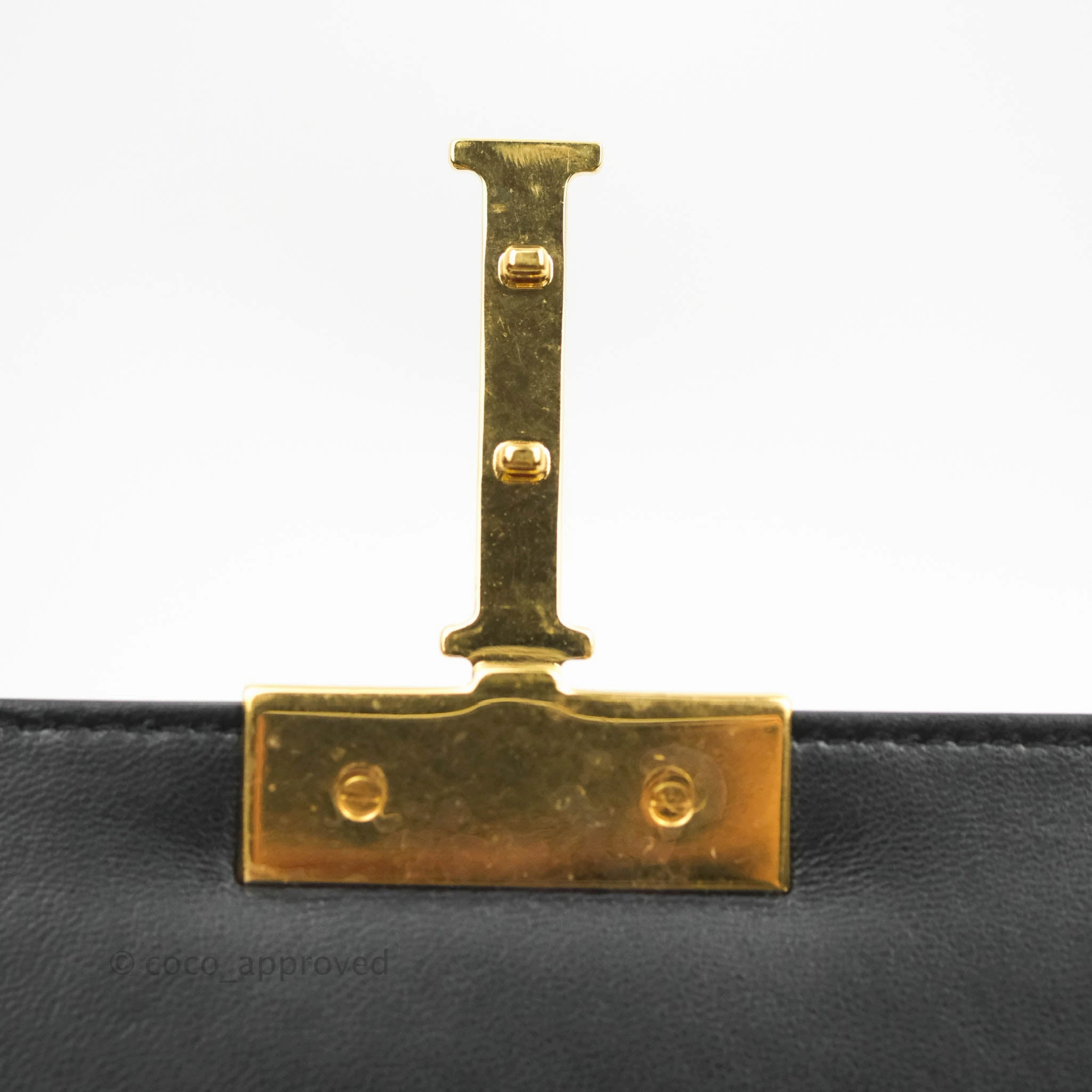 Dior 30 Montaigne Bag Black Calfskin Gold Hardware