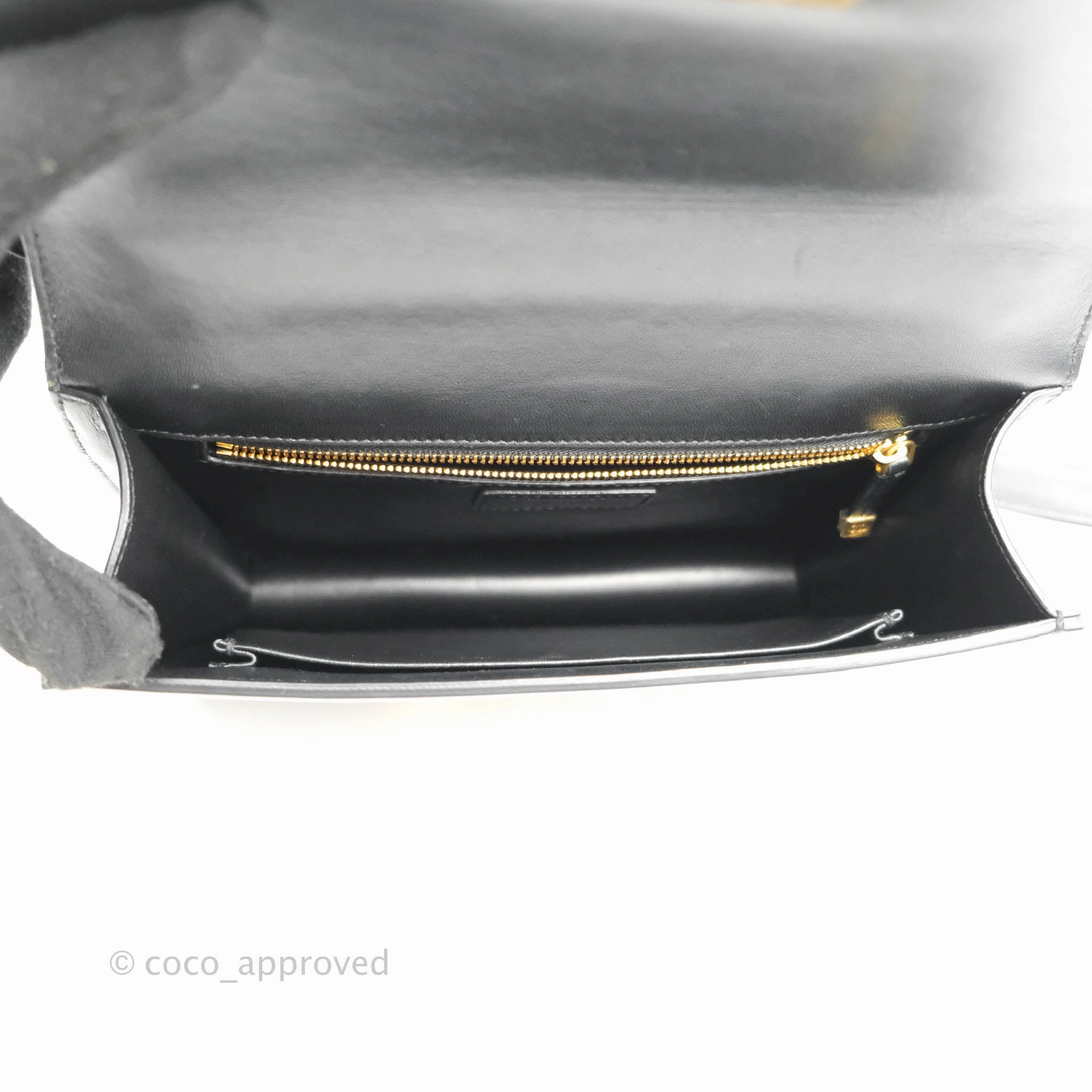 Dior 30 Montaigne Bag Black Calfskin Gold Hardware