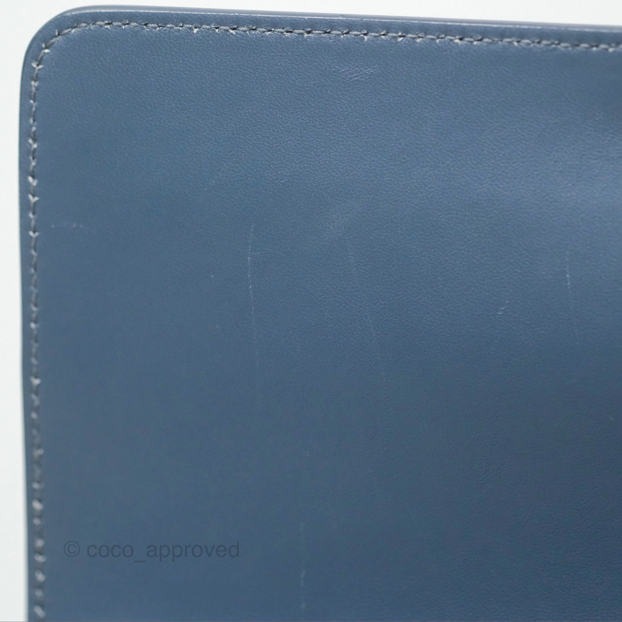Dior 30 Montaigne Bag Blue Box Calfskin